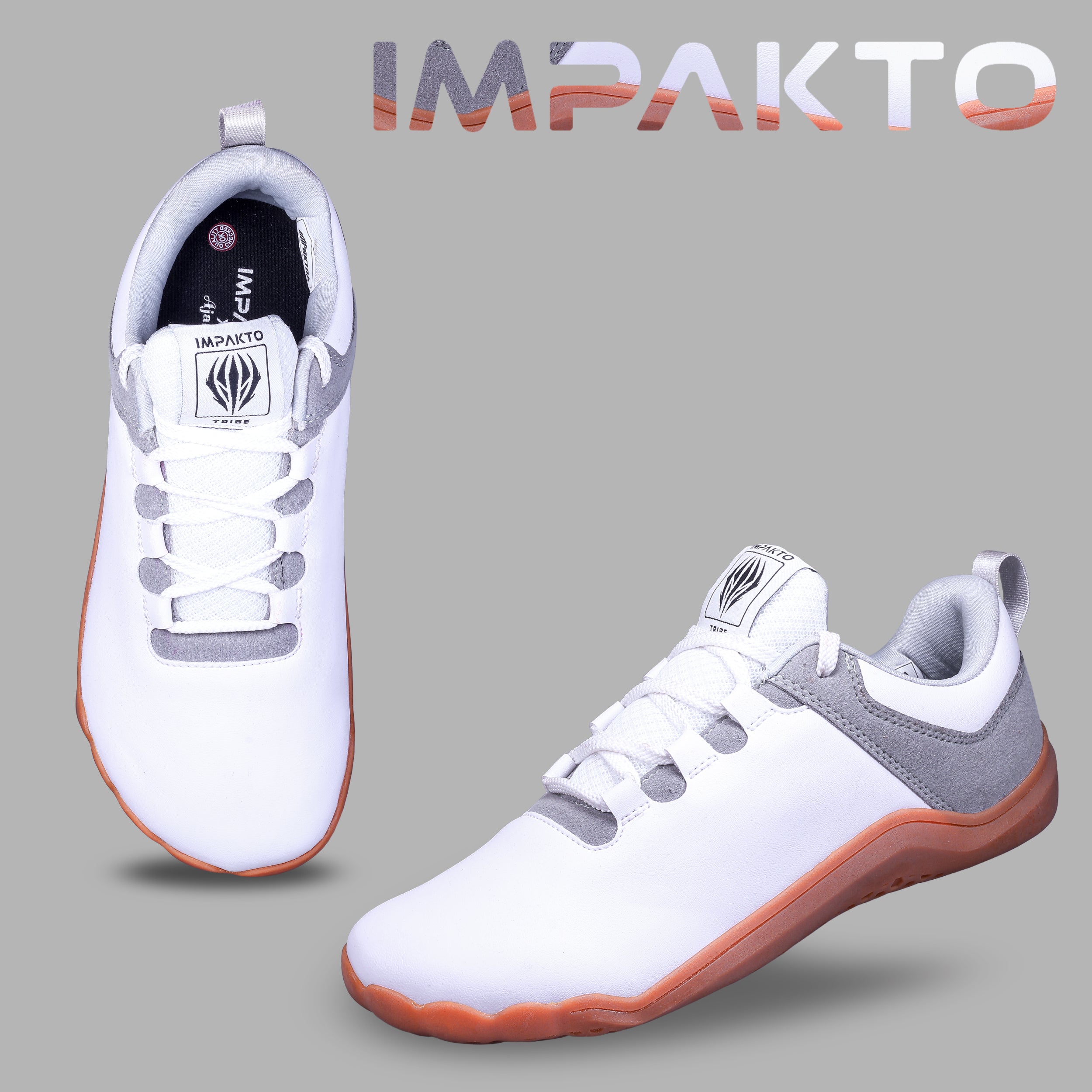 Impakto BareCraft Men's White Barefoot - AS3313