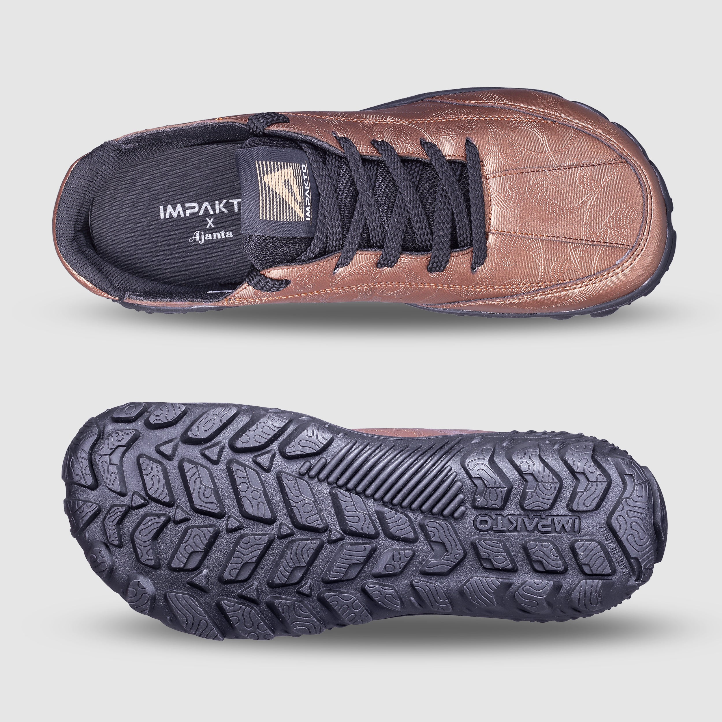 Impakto Garba X Barefoot Men's Brown Barefoot Shoe - AS3320