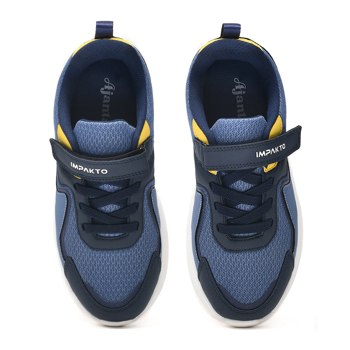 Impakto Kids' ActiveRun Dual-Closure Sports Shoes