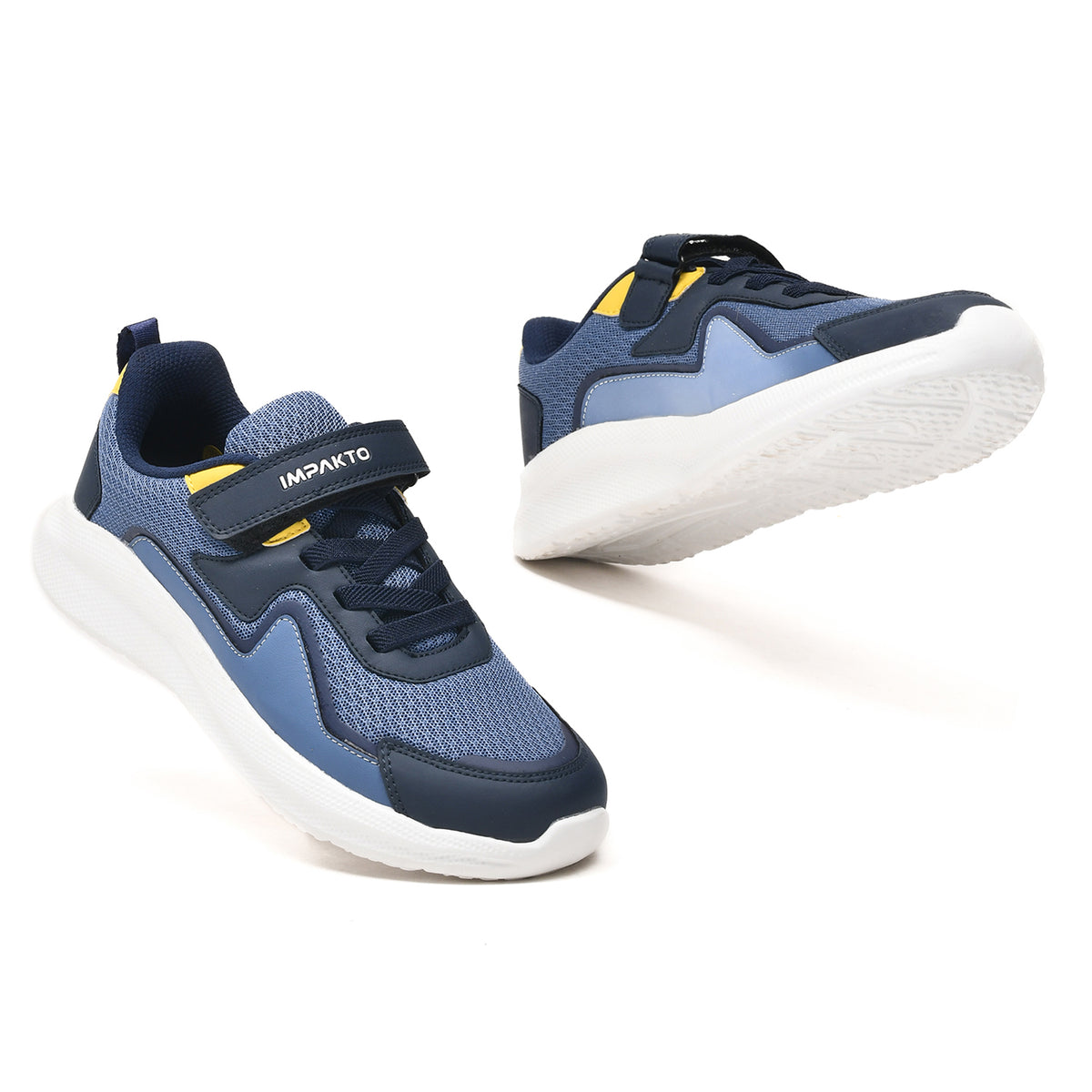 Impakto Kids' ActiveRun Dual-Closure Sports Shoes