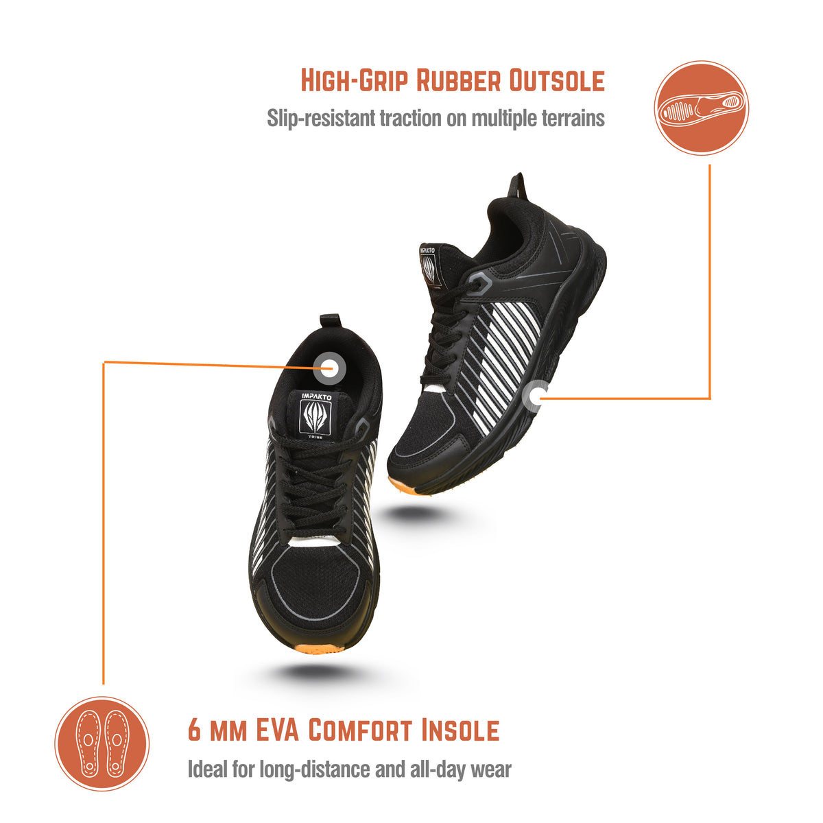 Impakto Zenith Barefoot Wide Toe Box Court Shoes