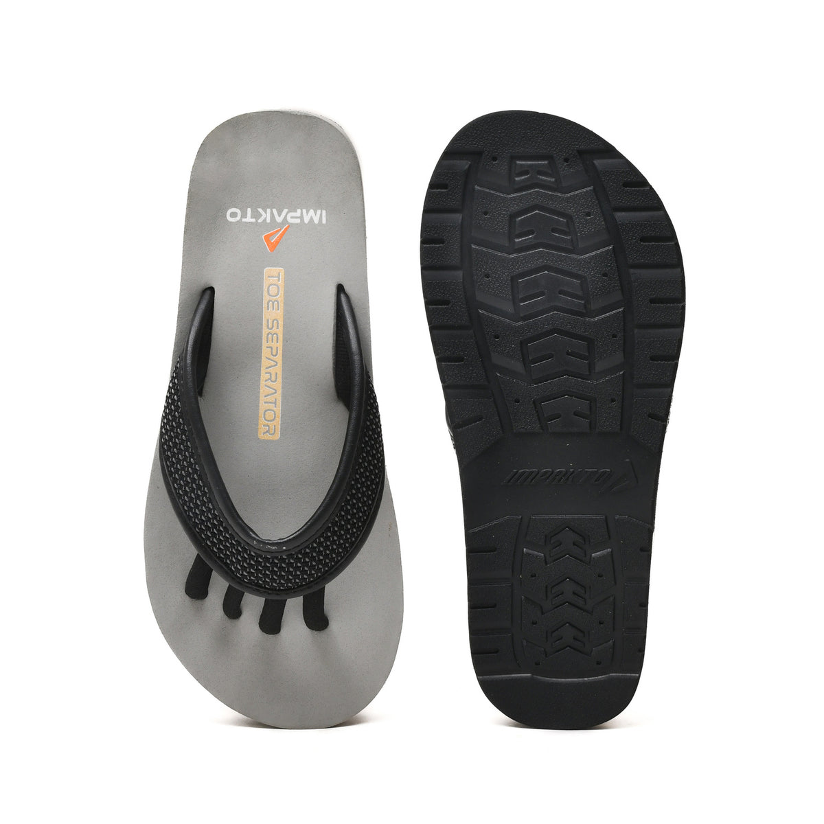 Impakto Men 5 Finger Slippers, Realigns Foot, Stretches Muscles,Relief Pain