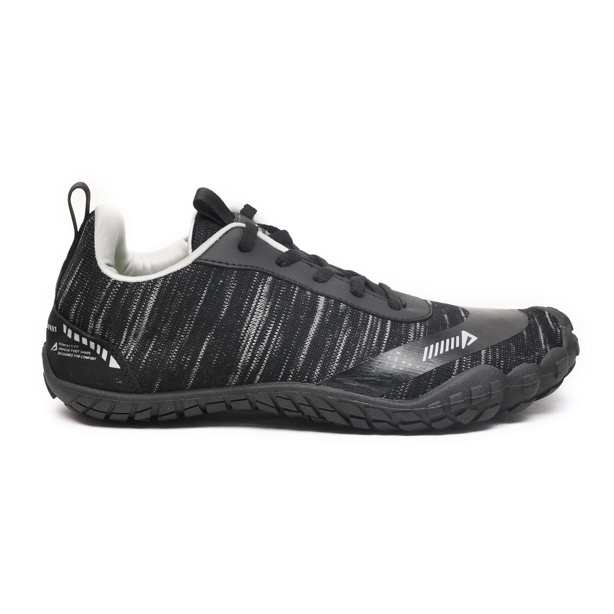 Impakto Barefoot Rooted Men Black Gym Shoes AS3196