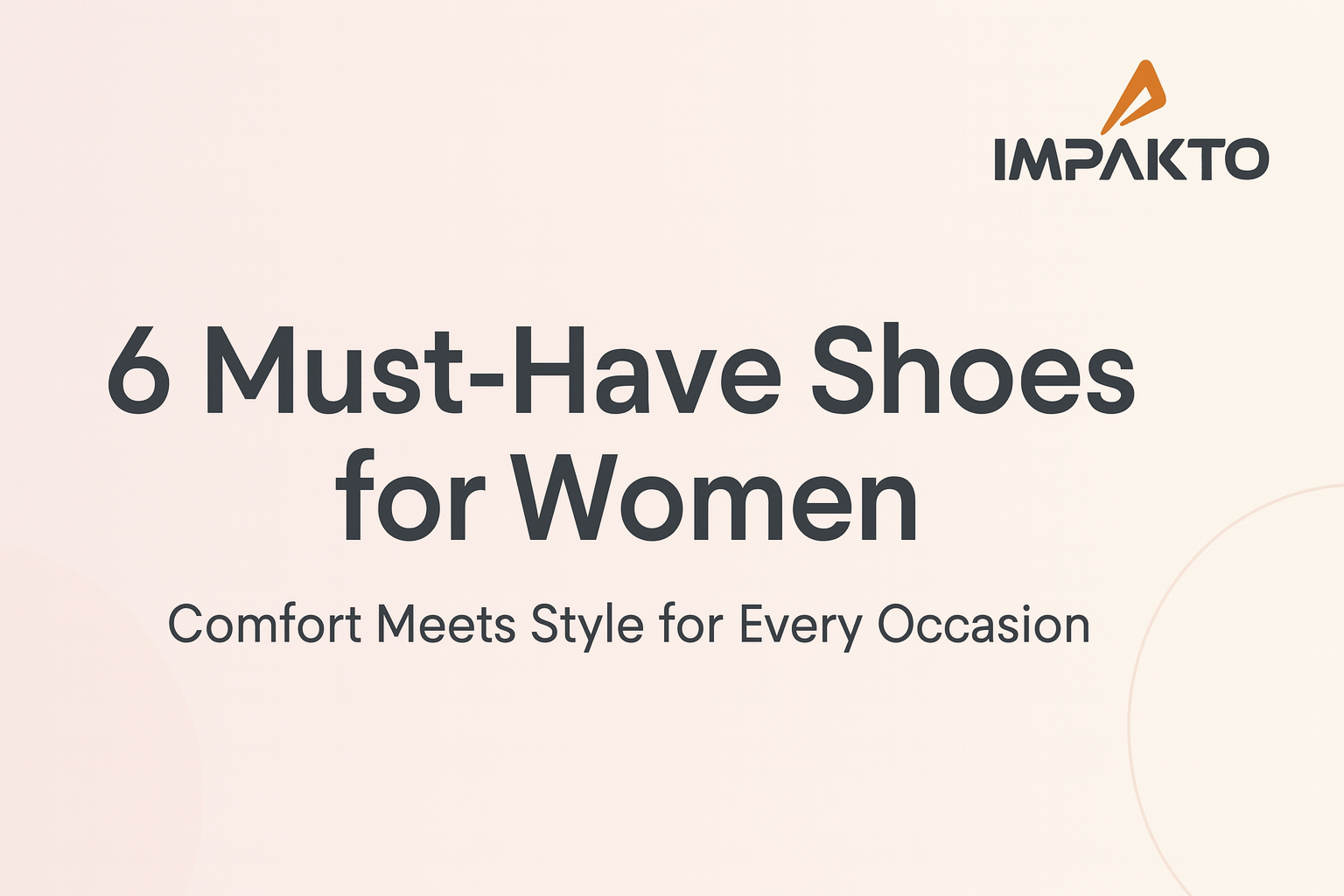 Ever noticed how one good pair of shoes can change your whole day?