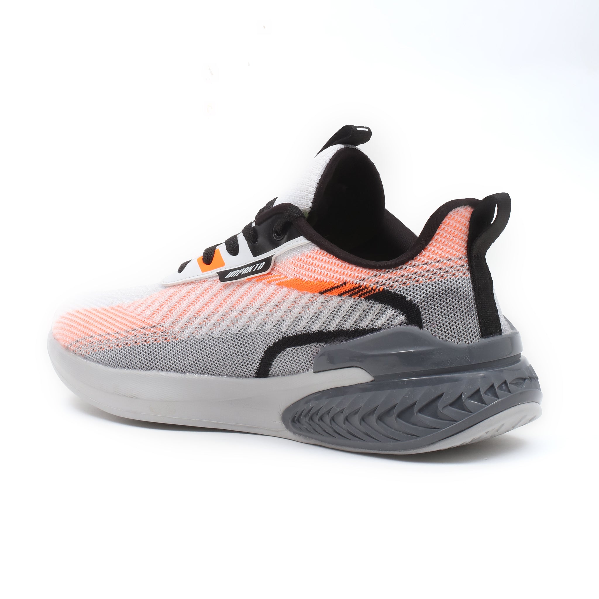 Impakto Xcellerate Men's White Running Shoes With Comfort Cushioning- AS3154