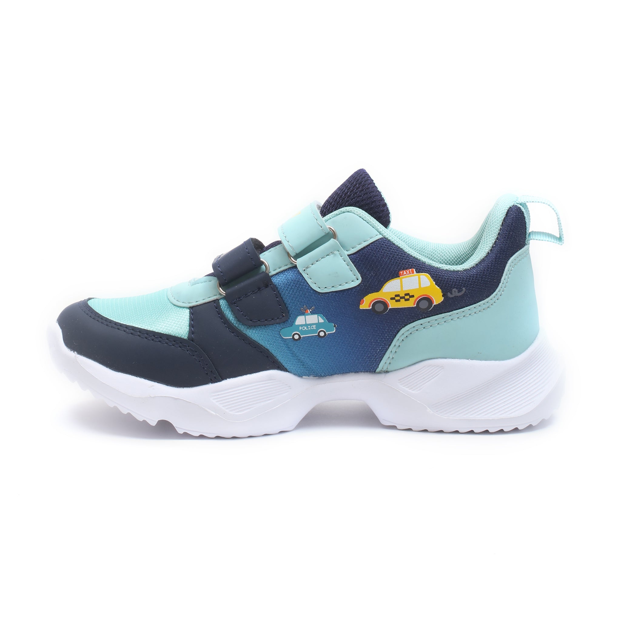 Impakto Kids Sea Green Sports Shoes