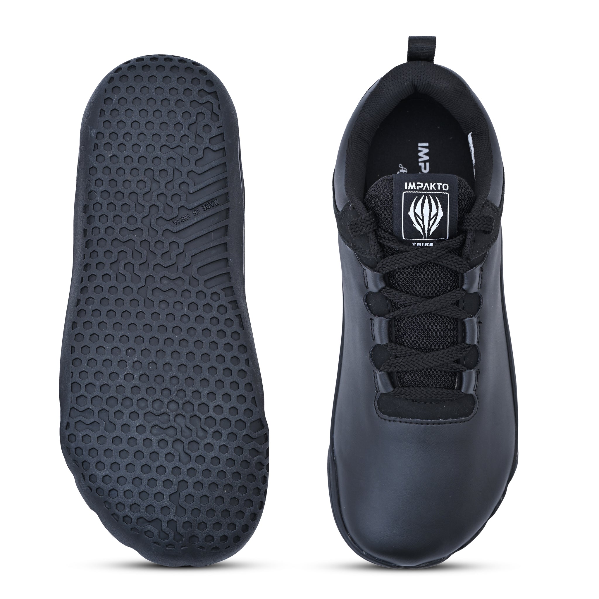 Impakto CoreStep Men's Graphite Black Barefoot Shoe - AS3312