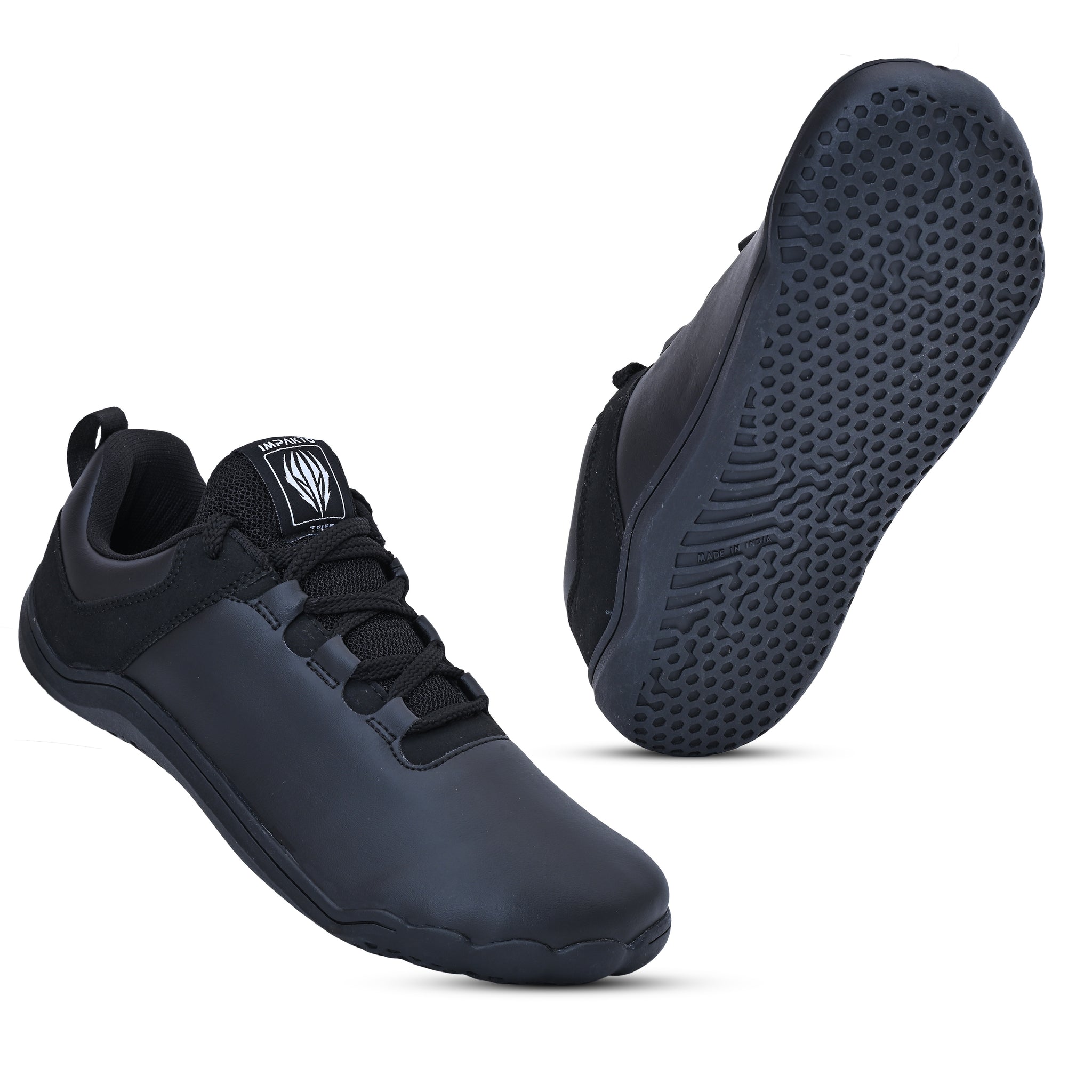 Impakto CoreStep Men's Graphite Black Barefoot Shoe - AS3312