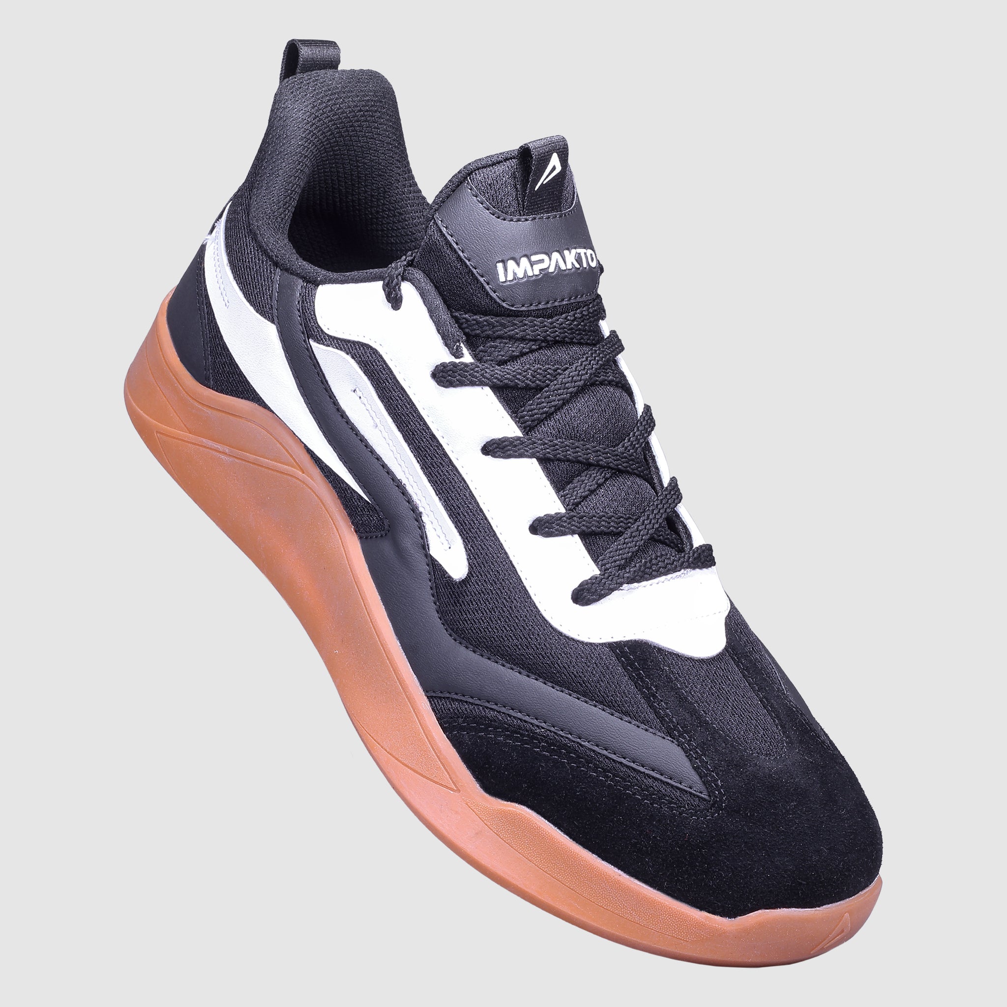 Impakto Para x TurfDrive Unisex Black Court Shoe- AS3367