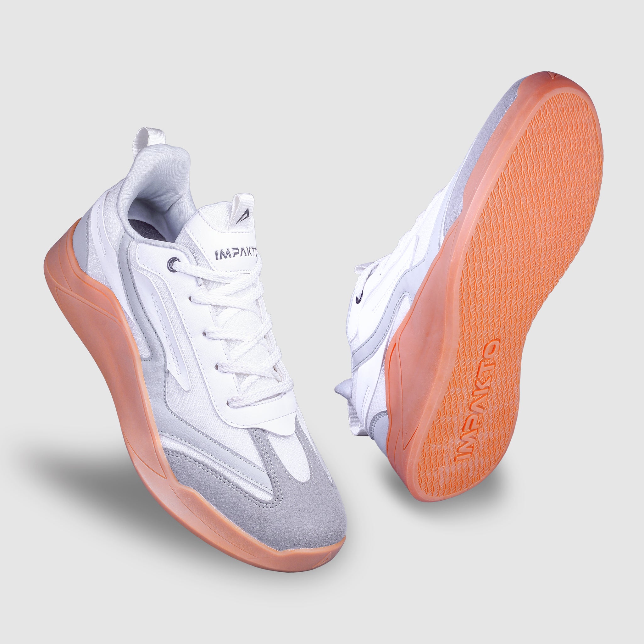 Impakto Para x Court-Grip Unisex Grey Court Shoe - AS3368