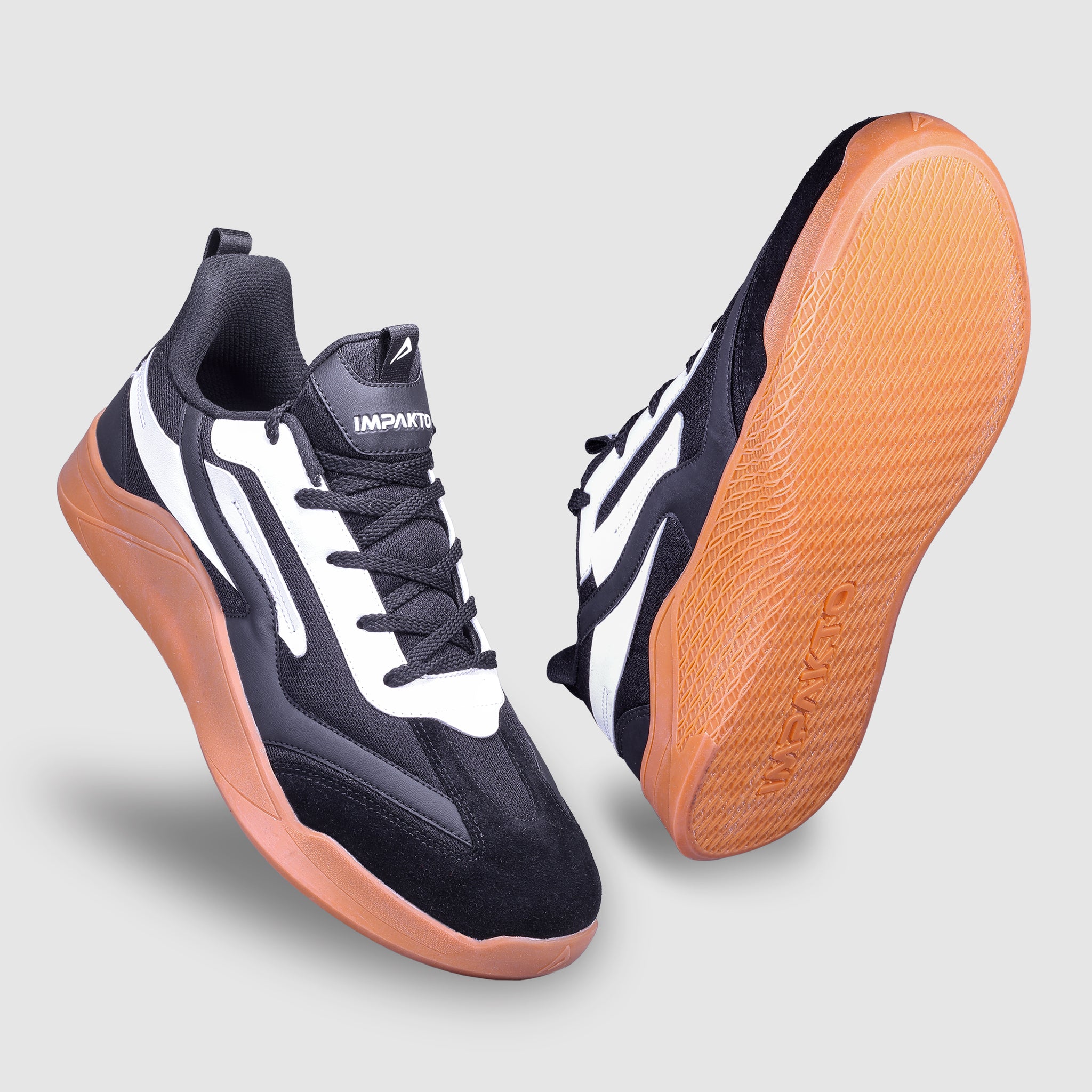 Impakto Para x TurfDrive Unisex Black Court Shoe- AS3367