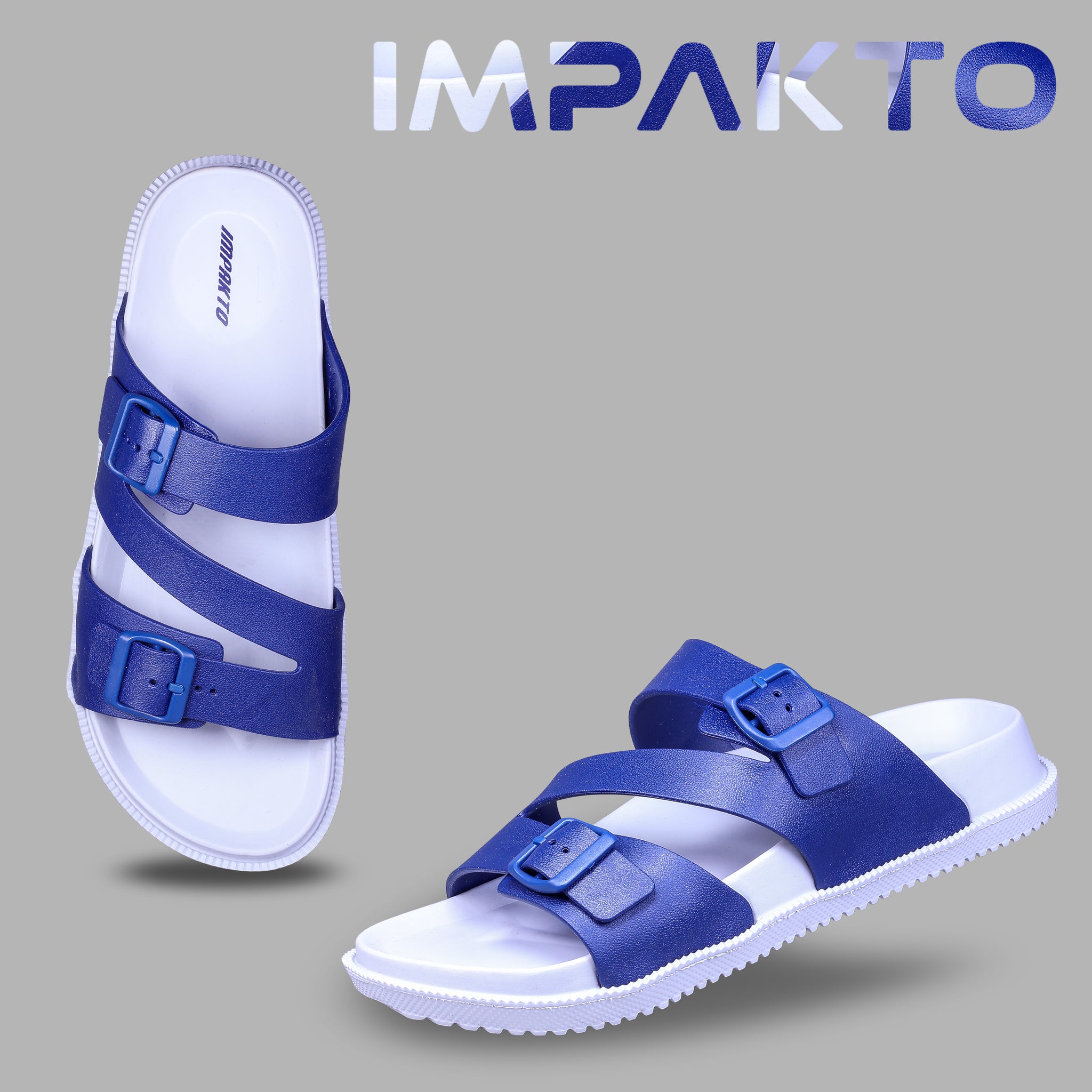 Impakto Flipzy Men's Blue Flipflop - FT3085