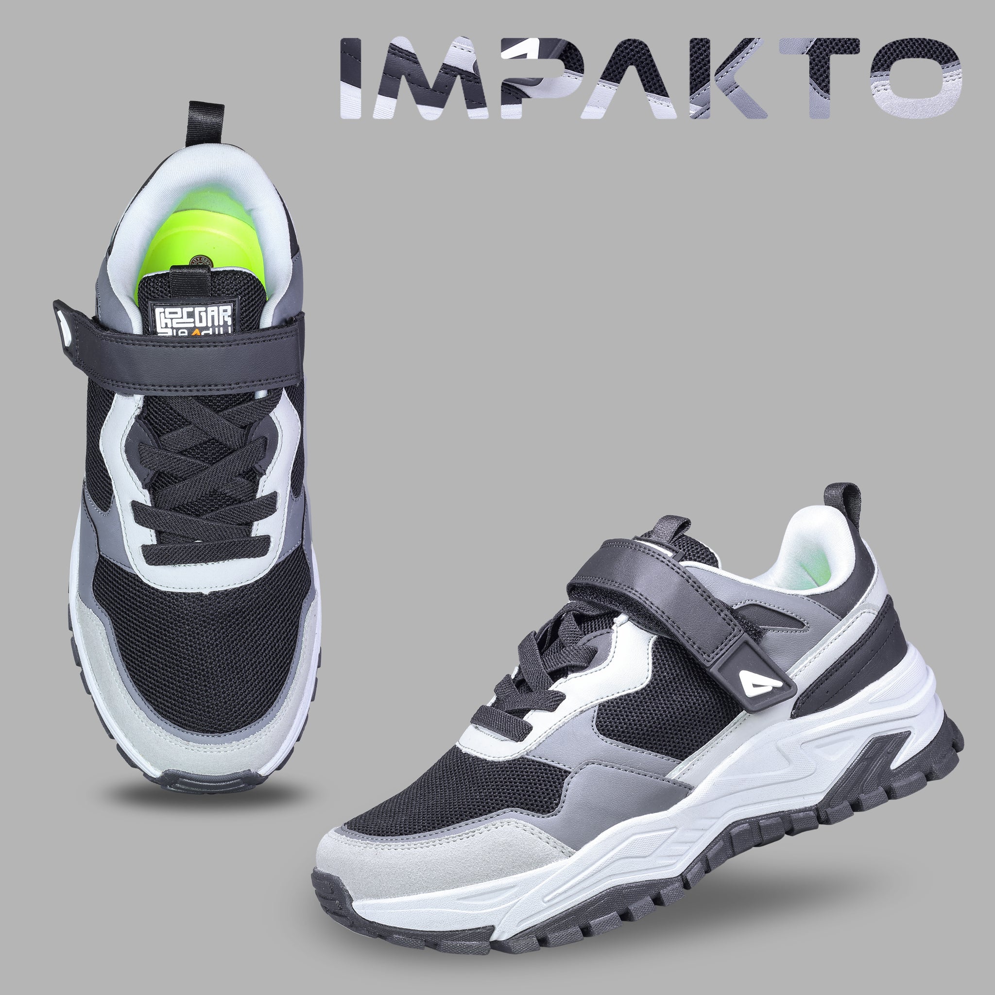 Impakto Men Shoegardaddy With Dual-Secure & Rugged Outdoor Shoes- AS3382