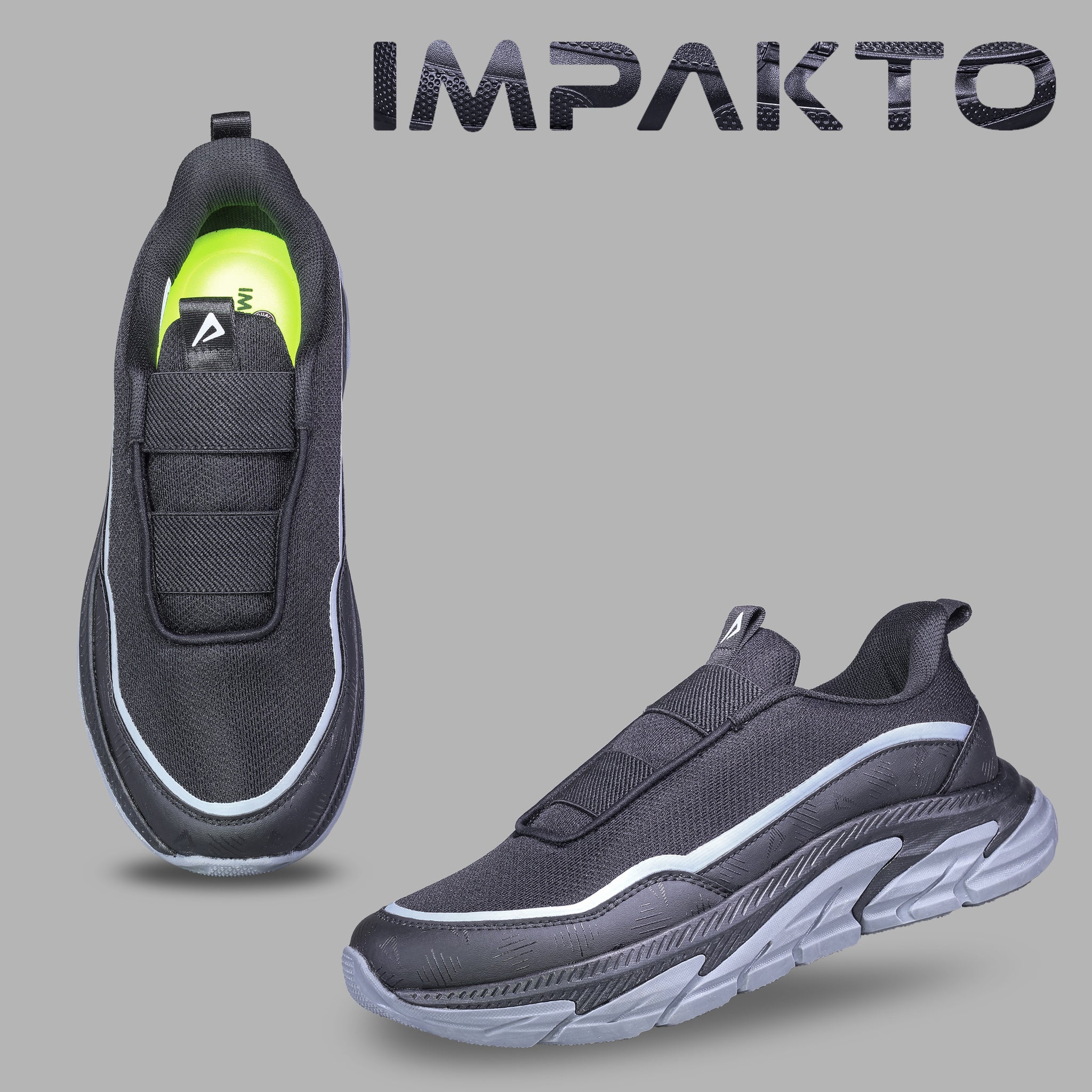 Impakto IronHike Men's Black Outdoor Shoe - AS3326