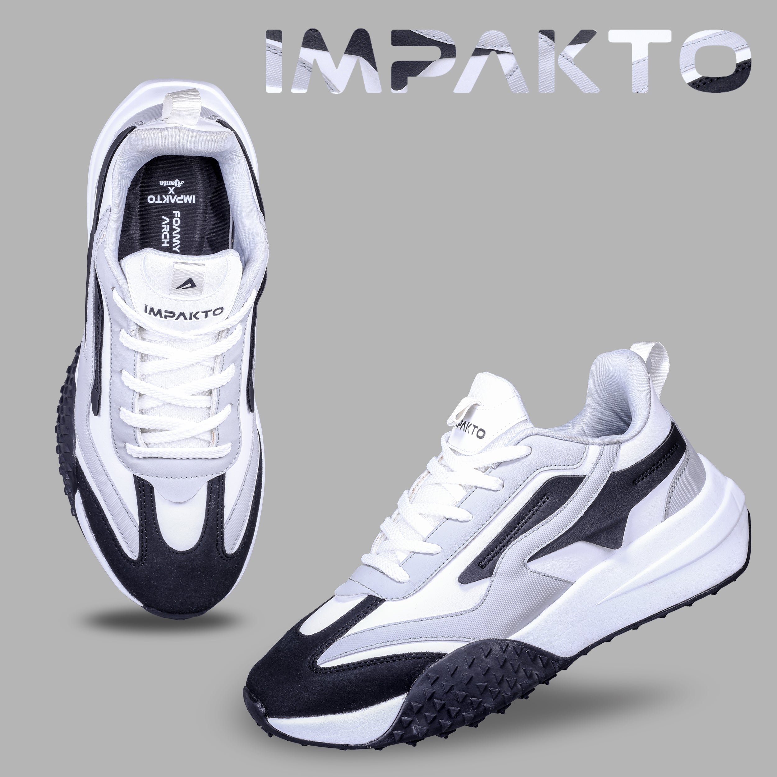 Imakto Men PARA X FIELD Multi-Sport Sneakers – Outdoor, Cricket & Golf |Wide Toe Fit -AS3415