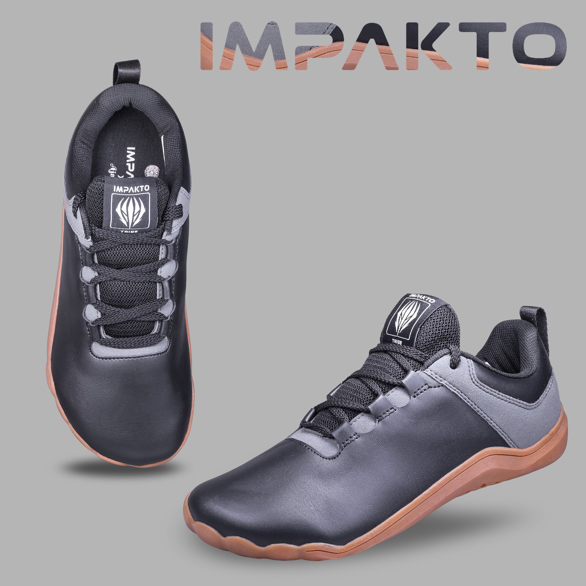 Impakto BareCraft Men's Grey Barefoot - AS3314