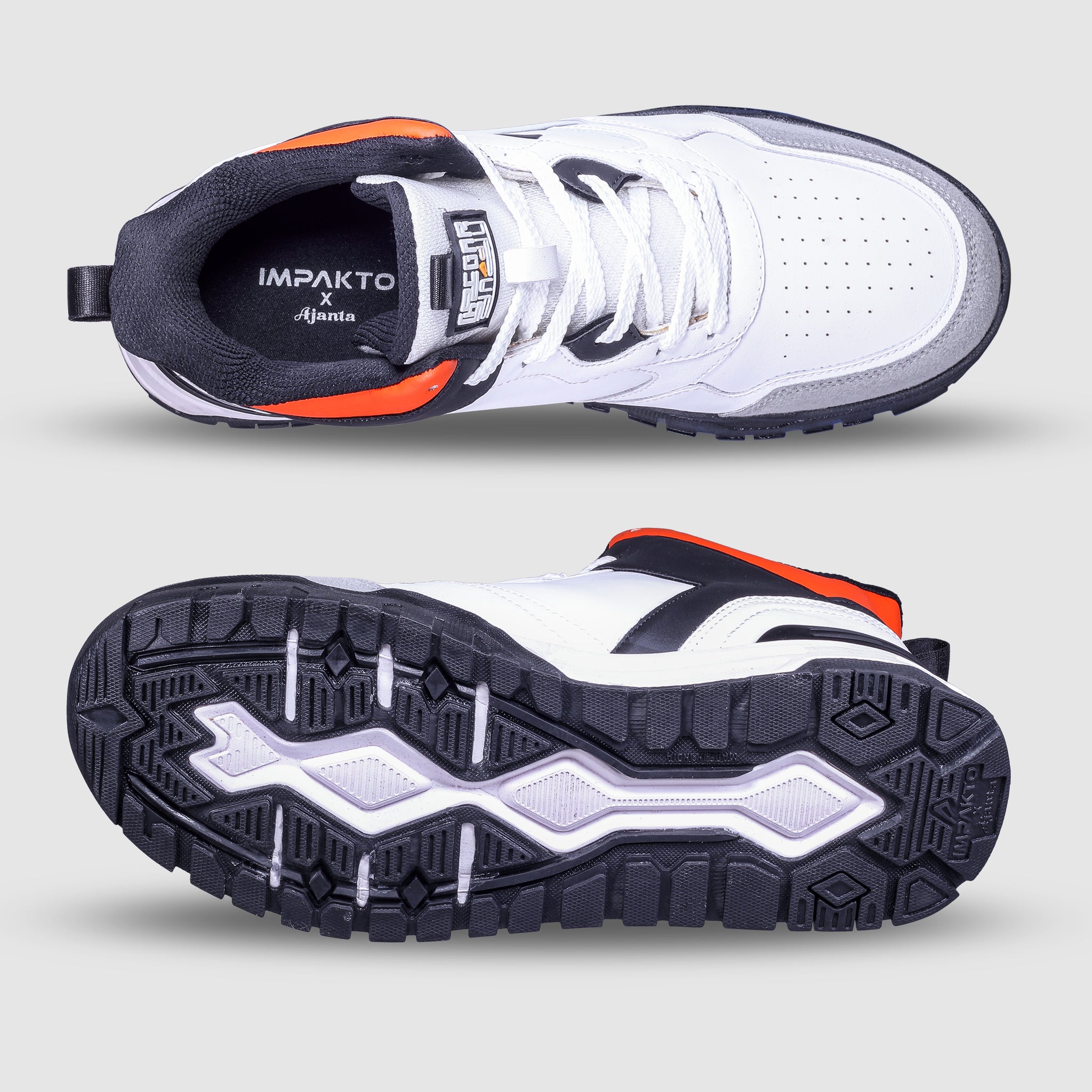 Impakto Shoegardaddy Men's Orange Sneakers - AS3331