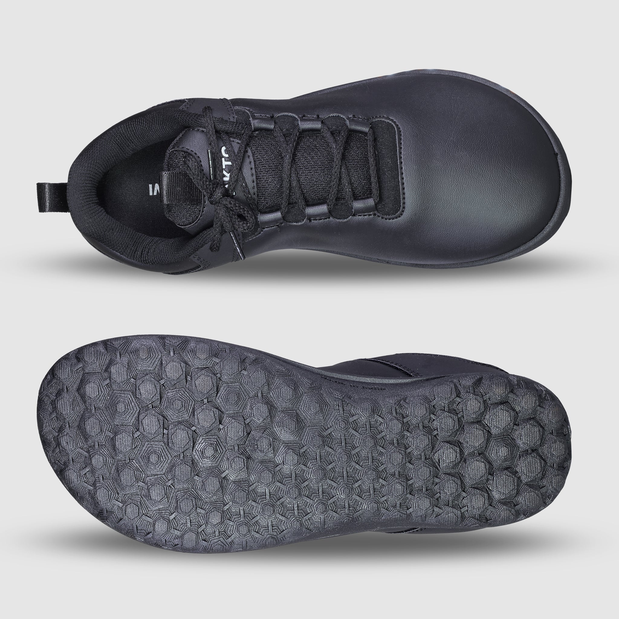 Impakto Barefoot Turf Kid's Black School Shoe - AS3324