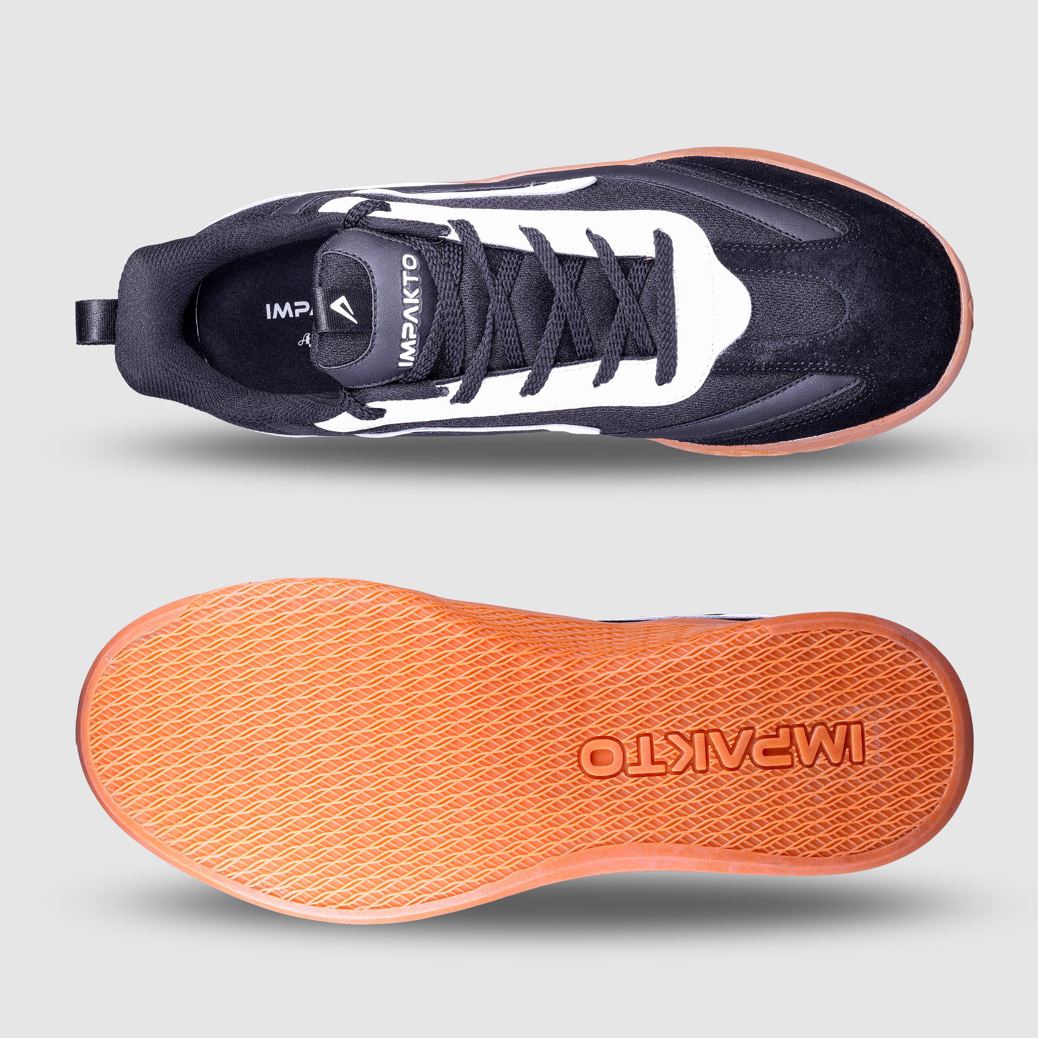 Impakto Para x TurfDrive Unisex Black Court Shoe- AS3367