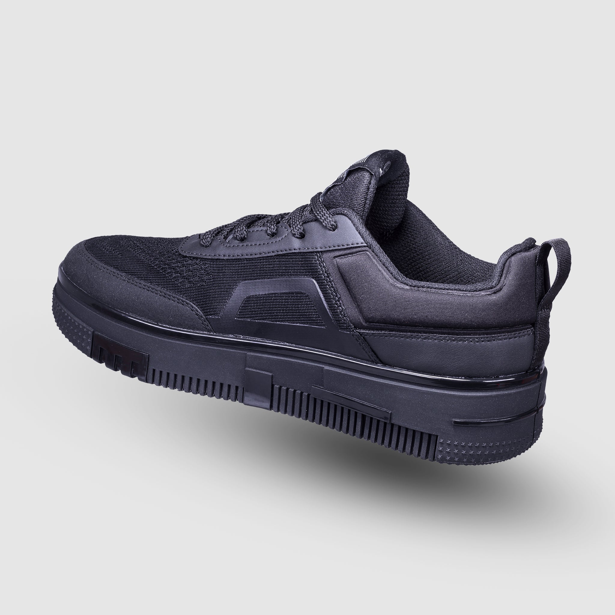 Impakto Men’s Luxury Black Sneakers - AS3348