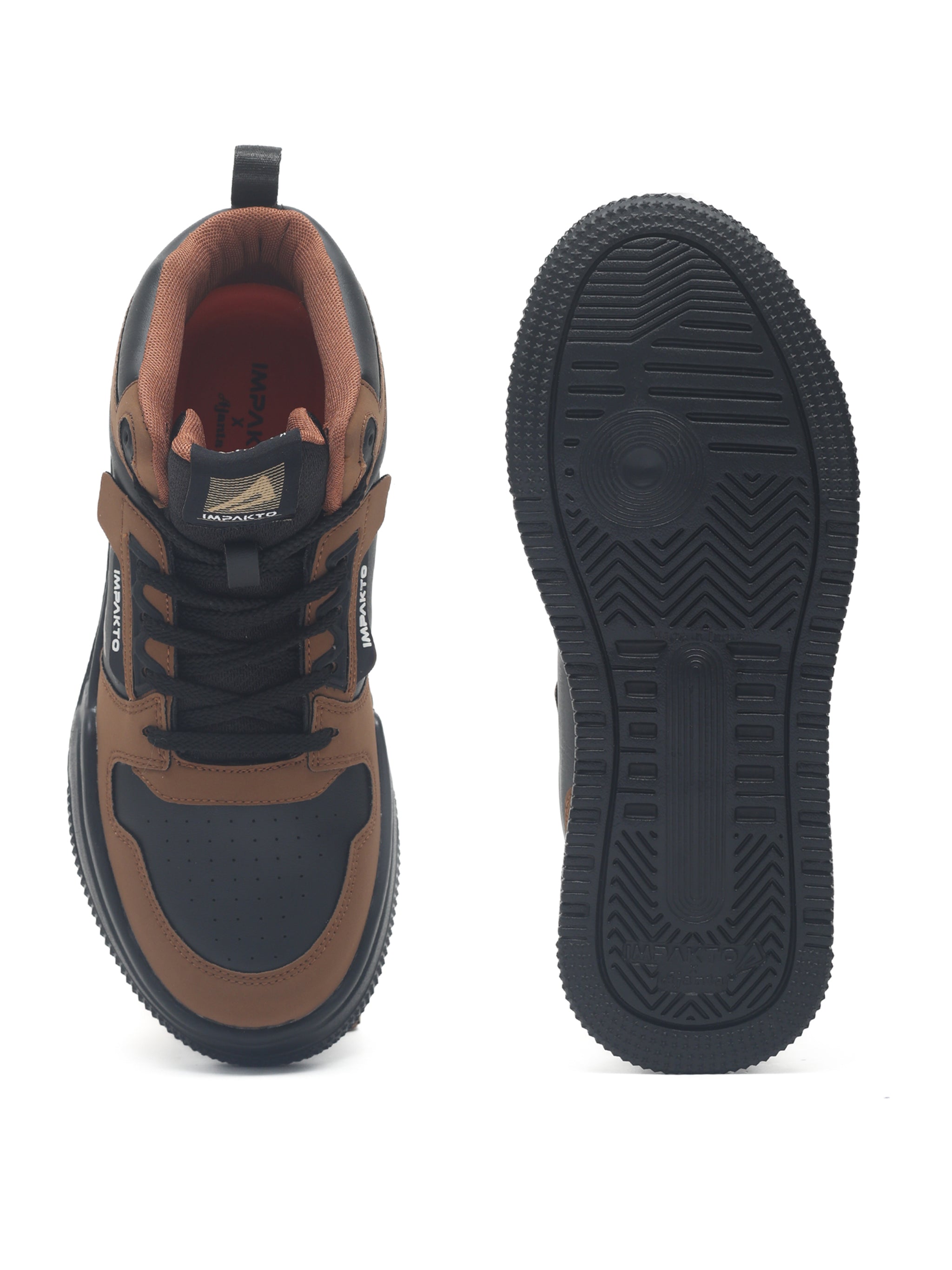 Impakto Alpha Street Men's Tan Sneakers - AS3364