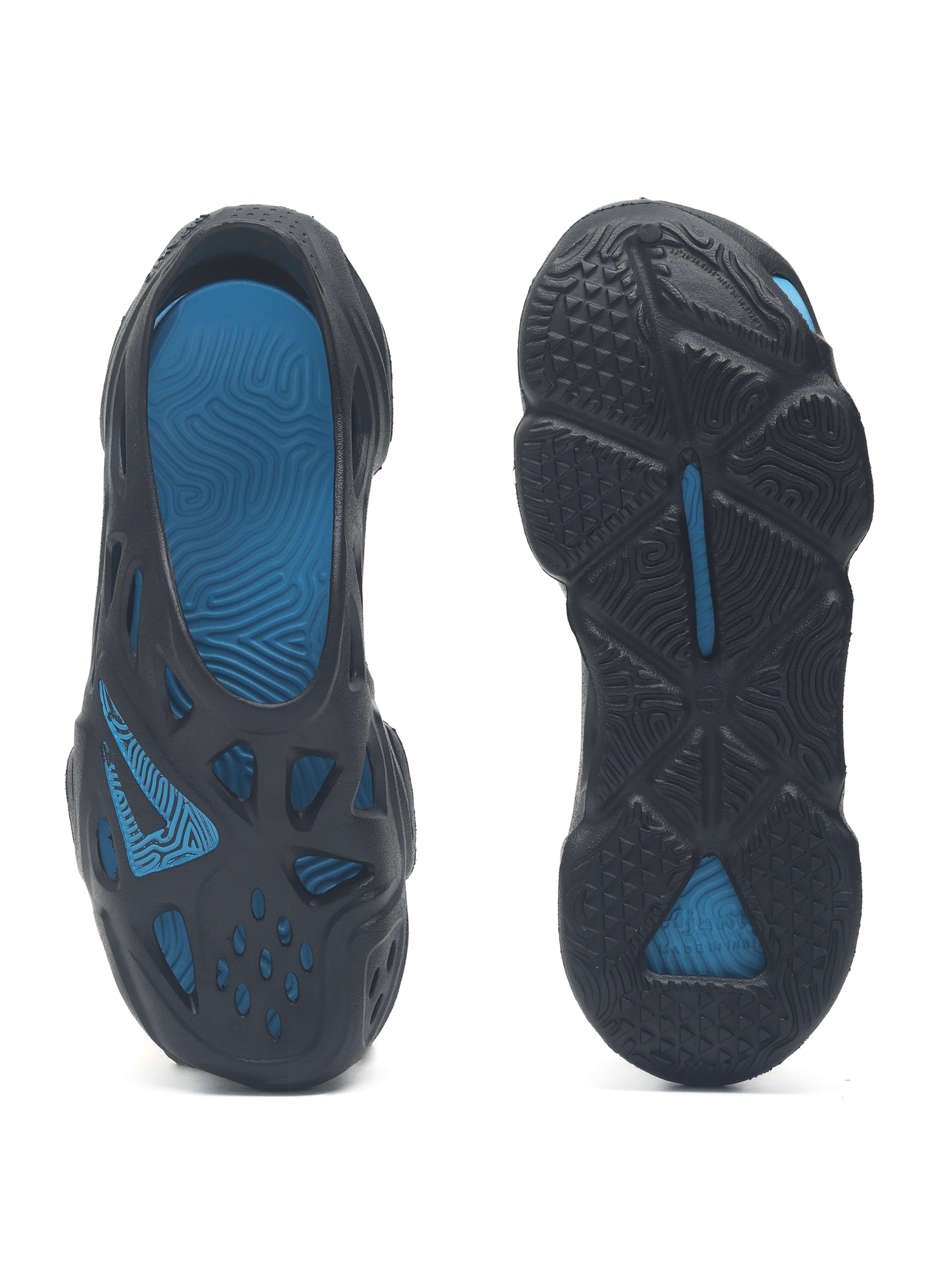 Impakto Super Future Men's Black and Sea Green Flipflop - FT3096