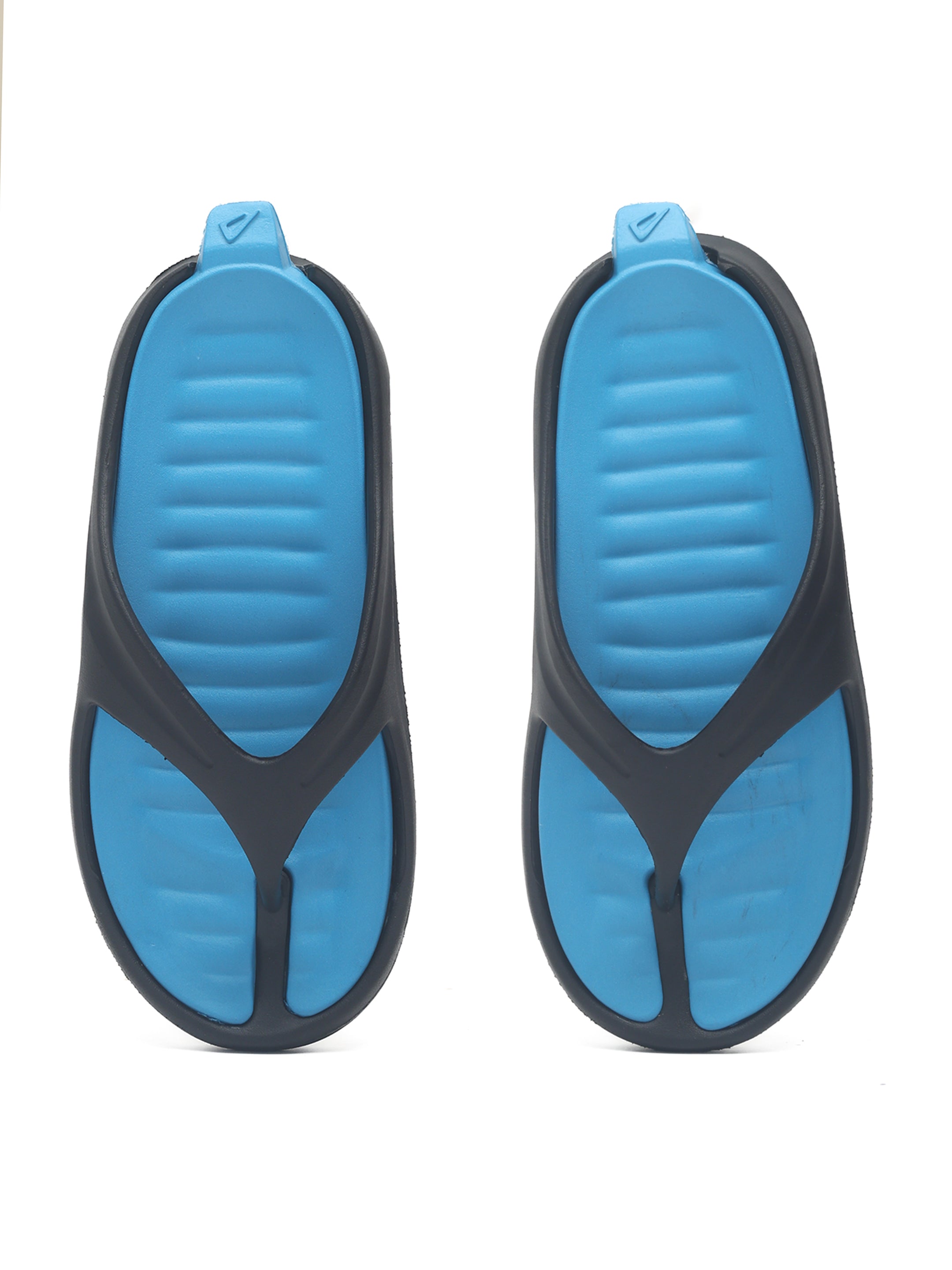 Impakto Men's Black and Sea Green Flipflop - FT3101