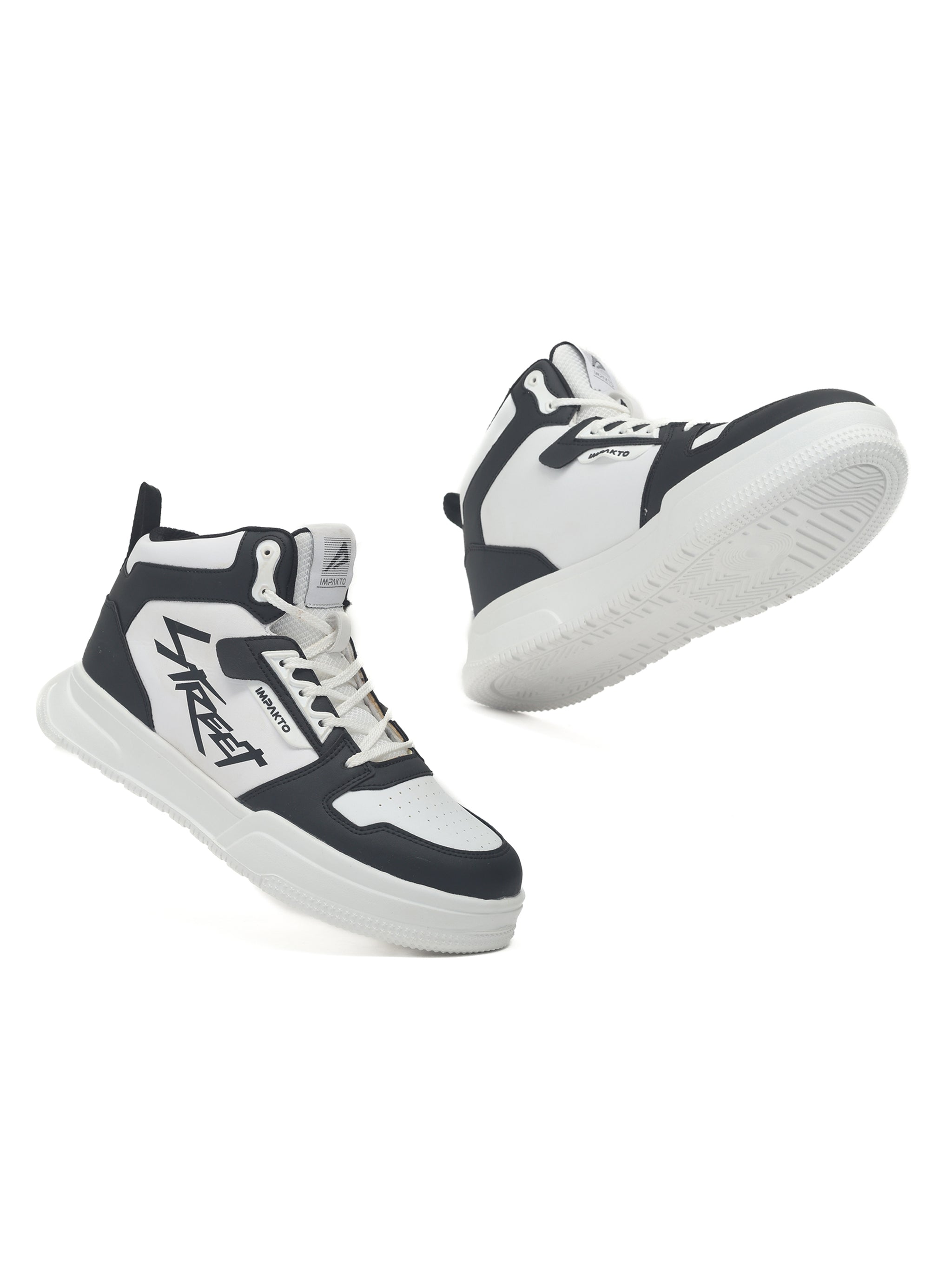 Impakto Alpha Street Men's Black Sneakers - AS3363