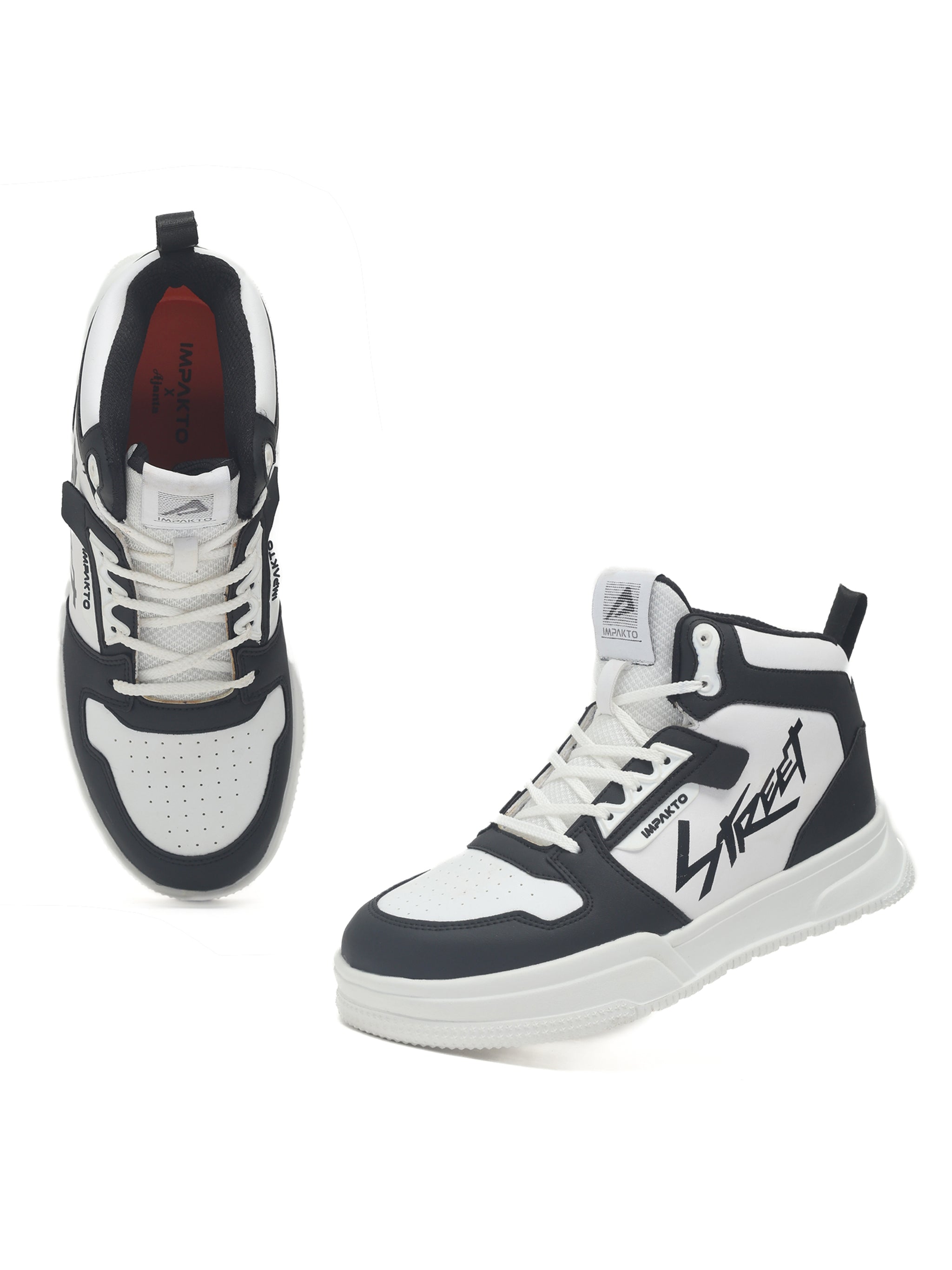 Impakto Alpha Street Men's Black Sneakers - AS3363