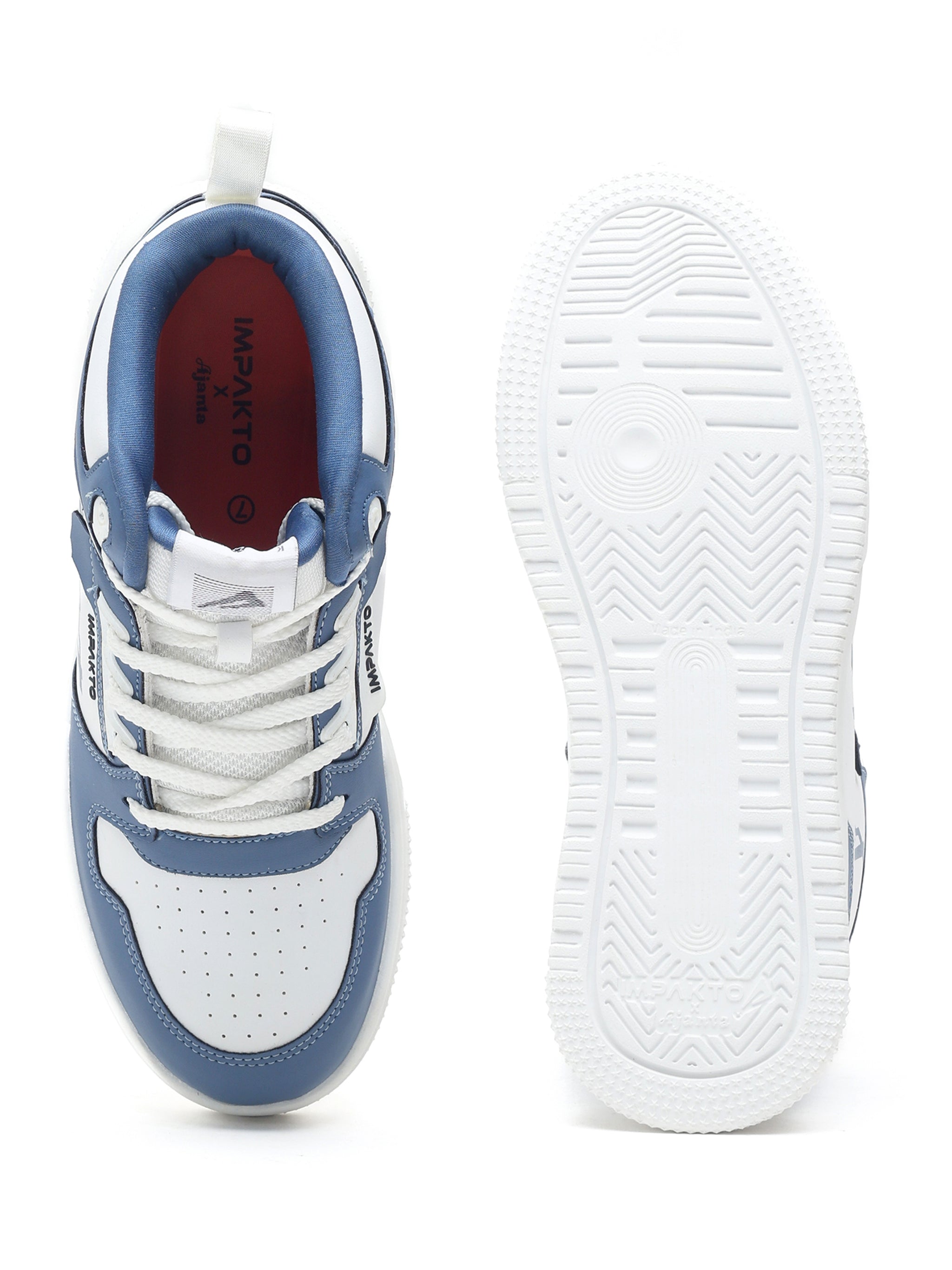 Impakto Men Alpha Street High-Top Trendy Streetwear Sneakers for Urban Style- AS3365