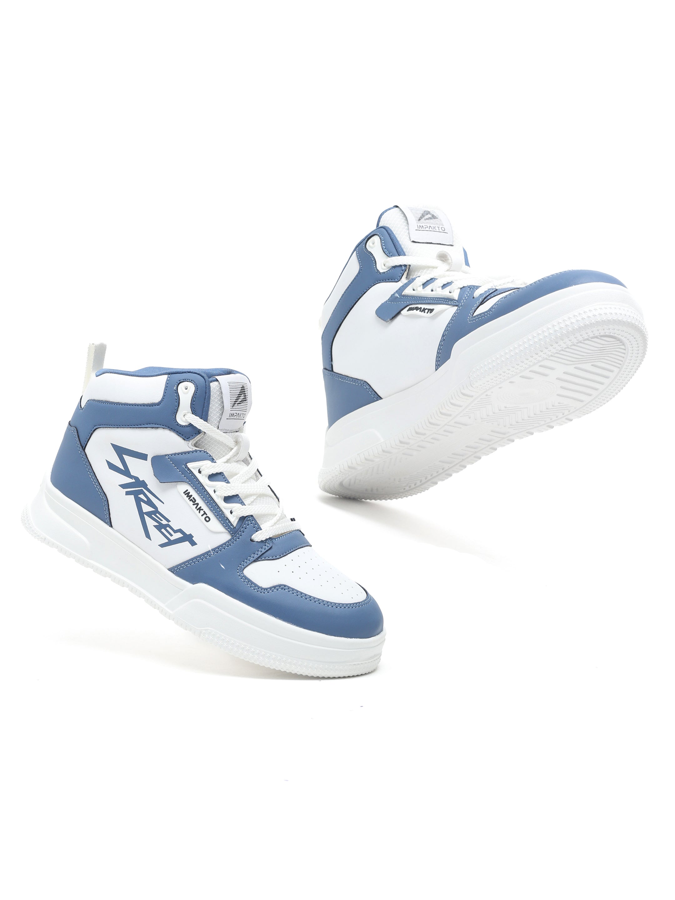 Impakto Men Alpha Street High-Top Trendy Streetwear Sneakers for Urban Style- AS3365