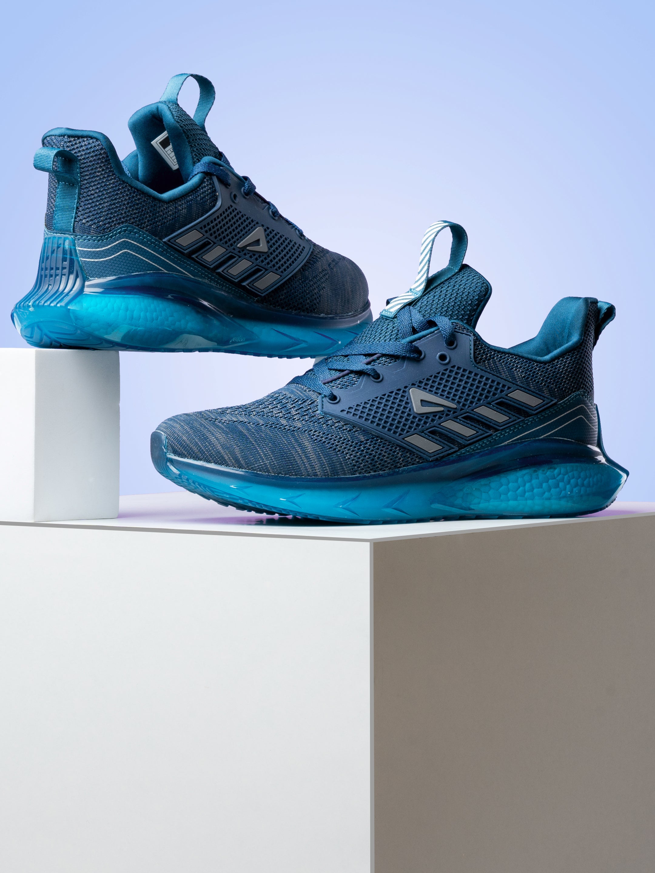 Impakto Gravity Men's Blue Running Shoes-AS0197