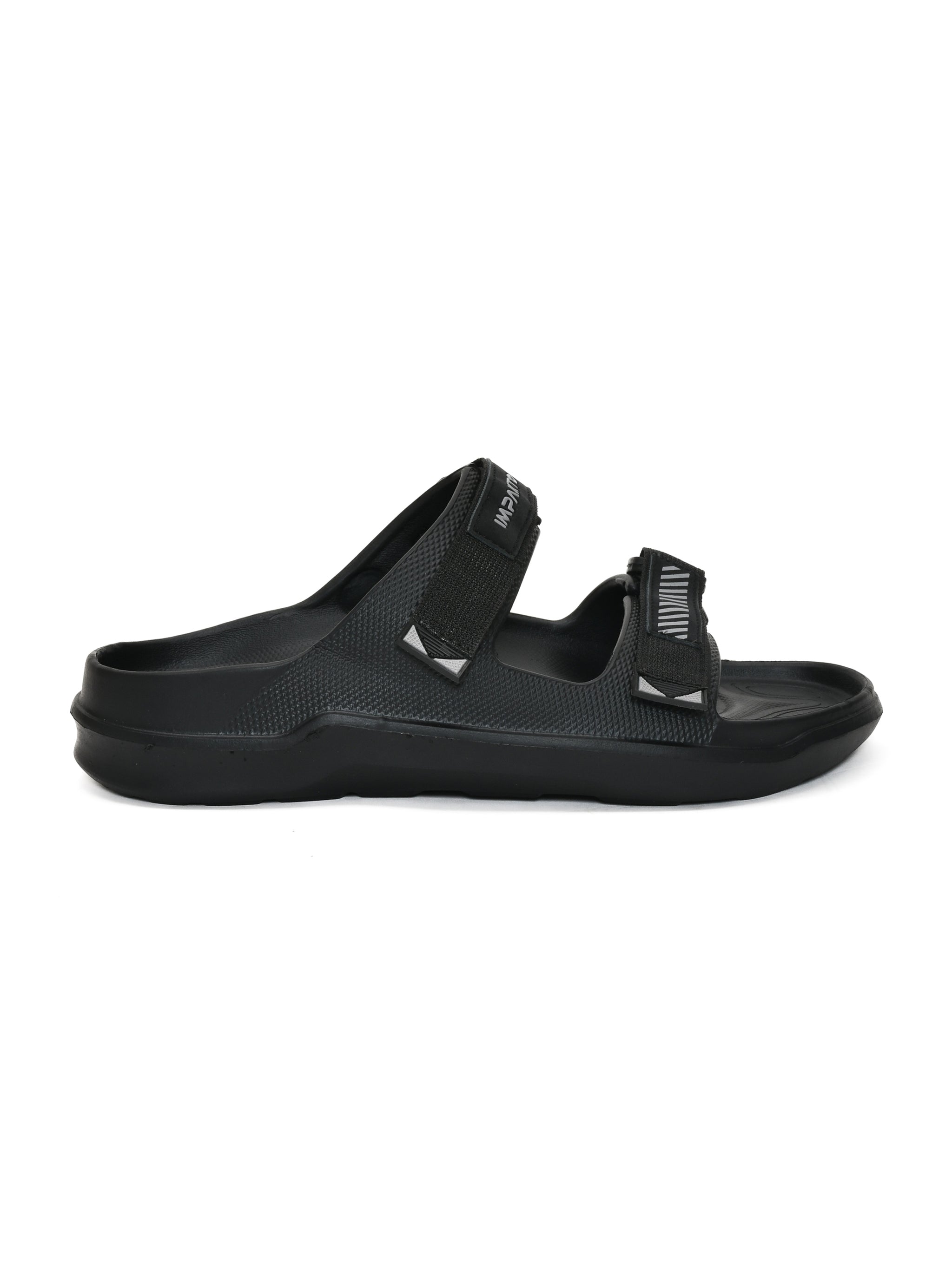 Impakto Mens Arch Support Velcro Dual Strap Slides