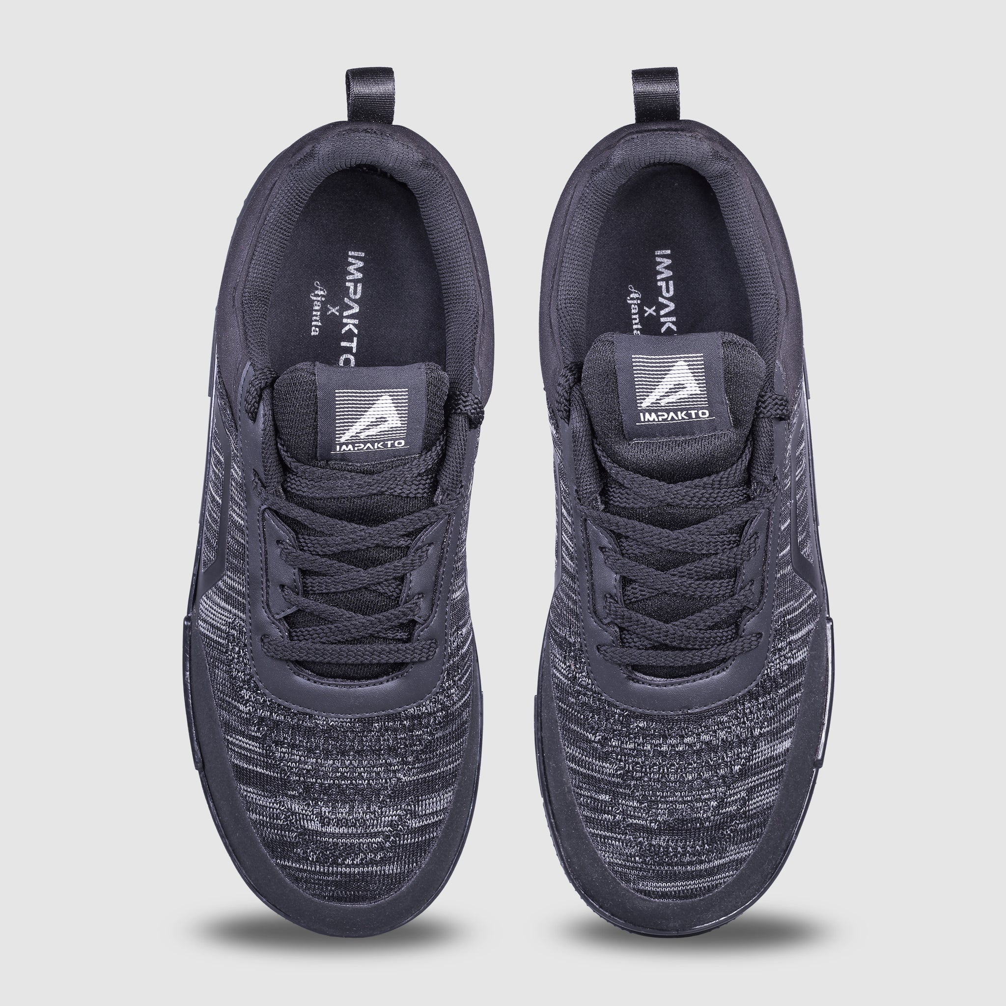 Impakto Men's Black Sneaker - AS3348