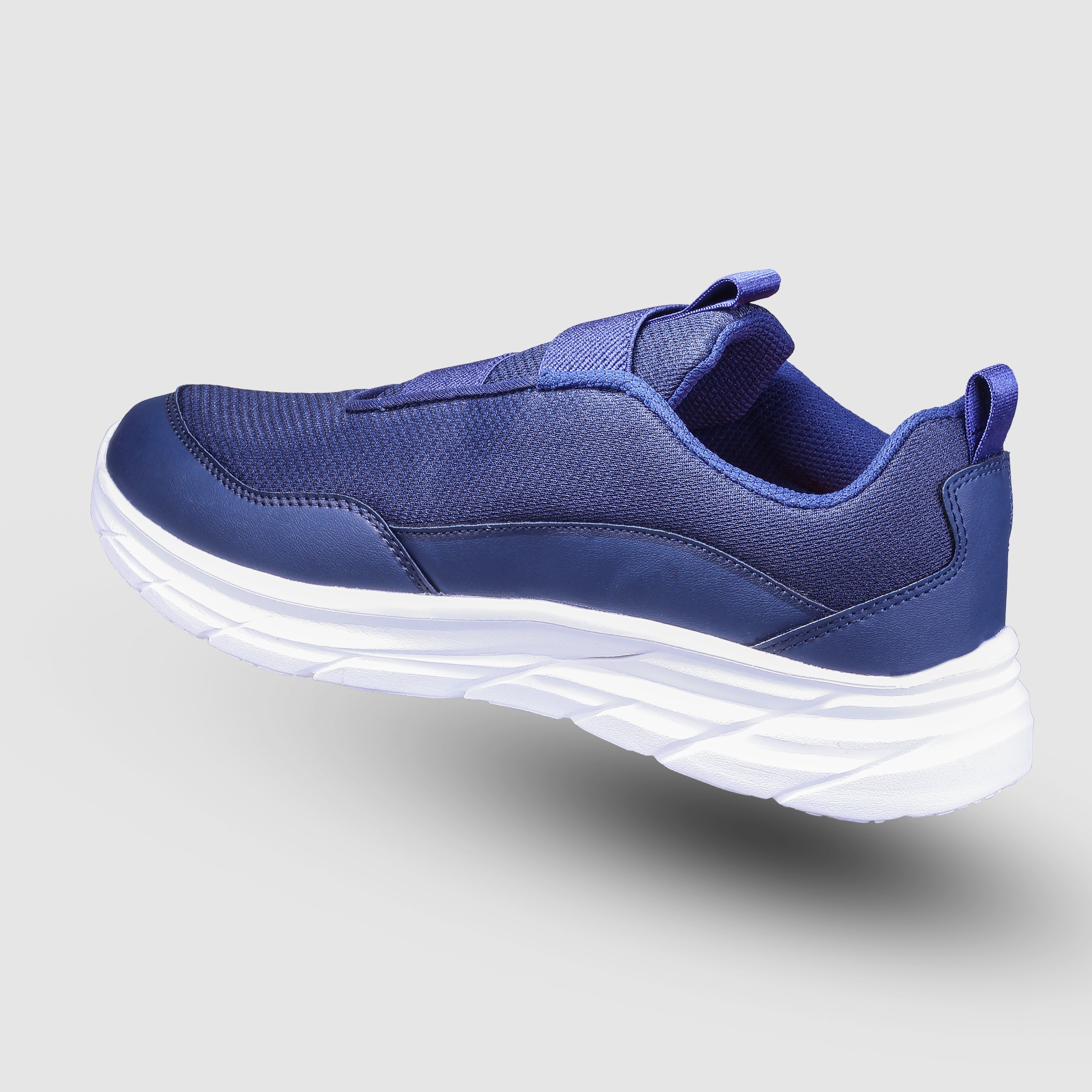 Impakto ZeroDrag Men's Navy Blue Walking Shoes - AS3308