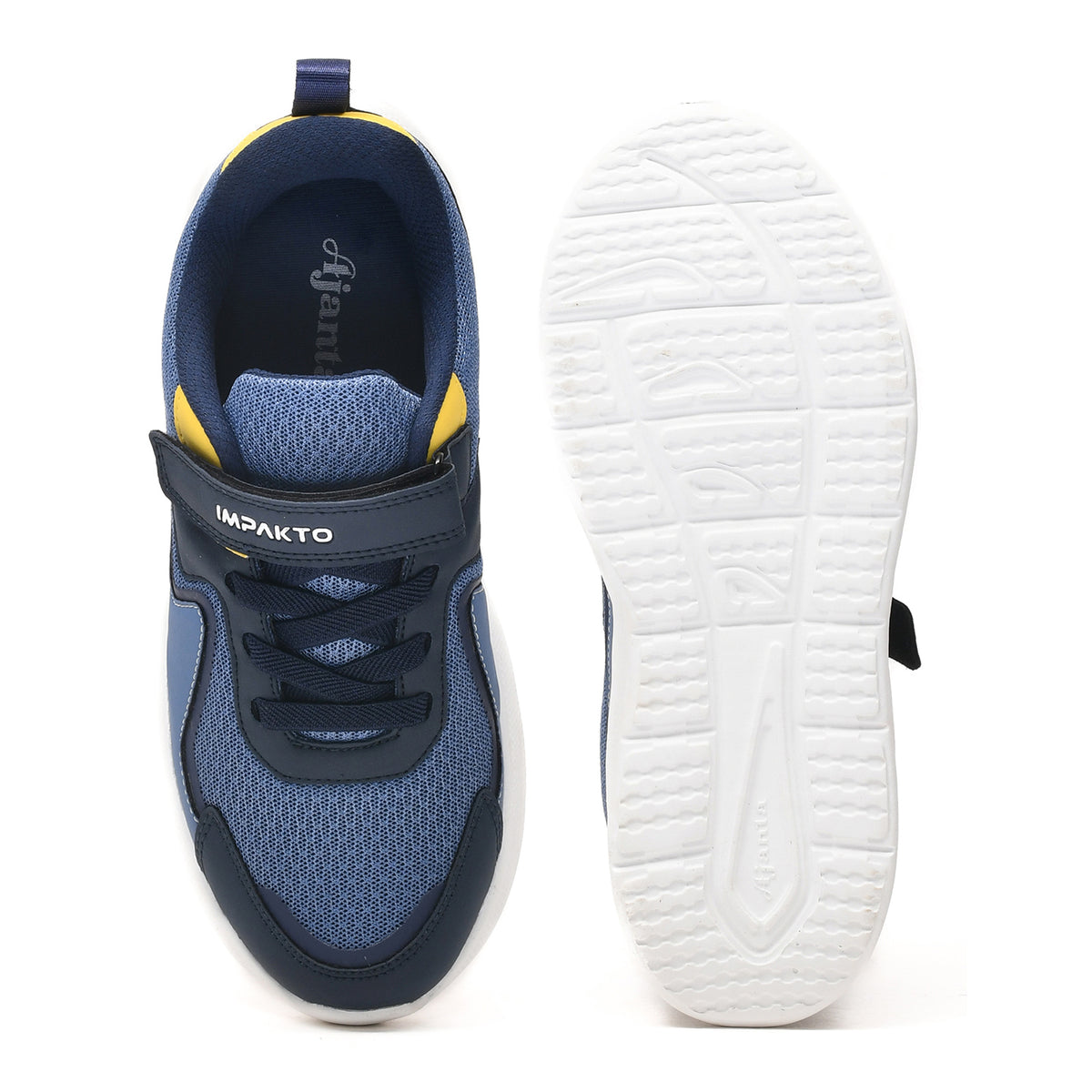 Impakto Kids' ActiveRun Dual-Closure Sports Shoes