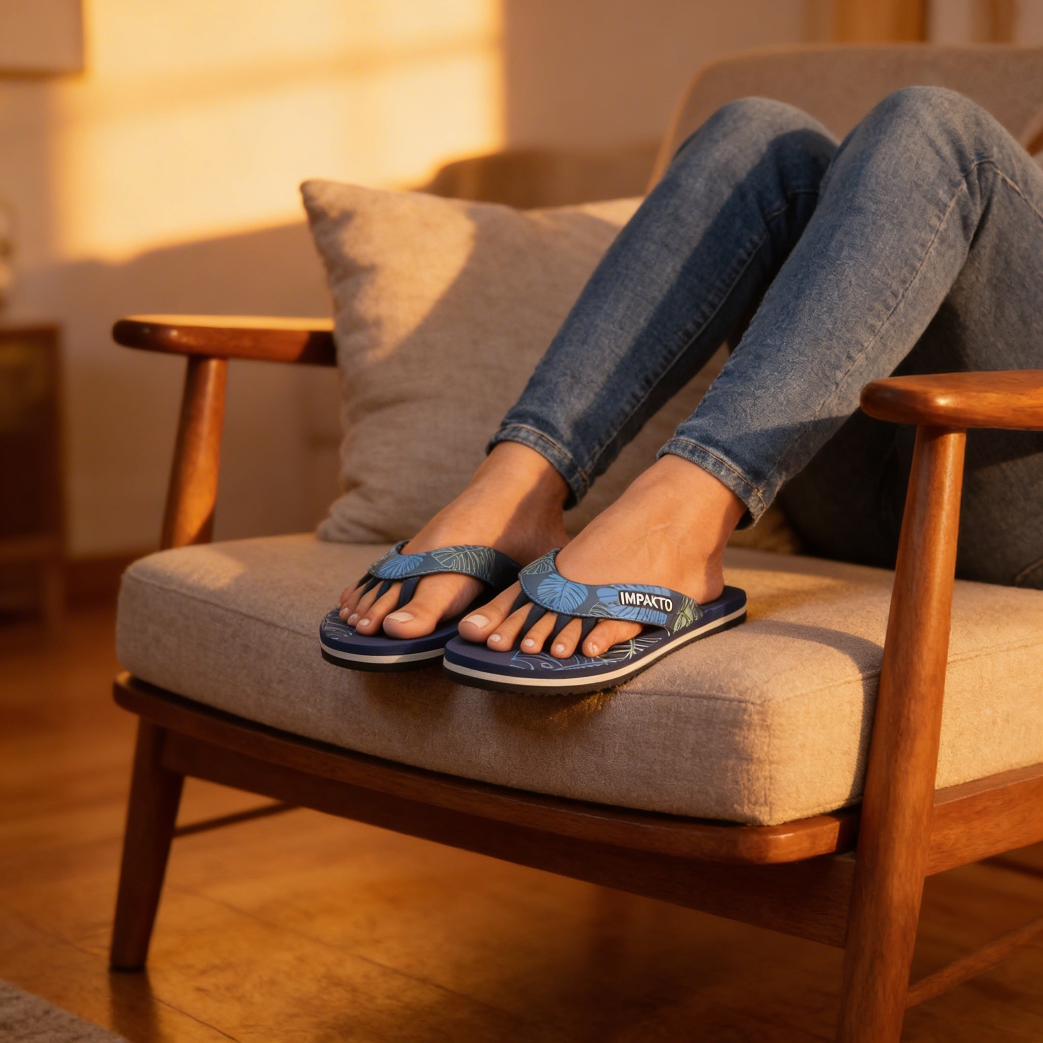 Impakto 5-Finger Toe Separator Slippers