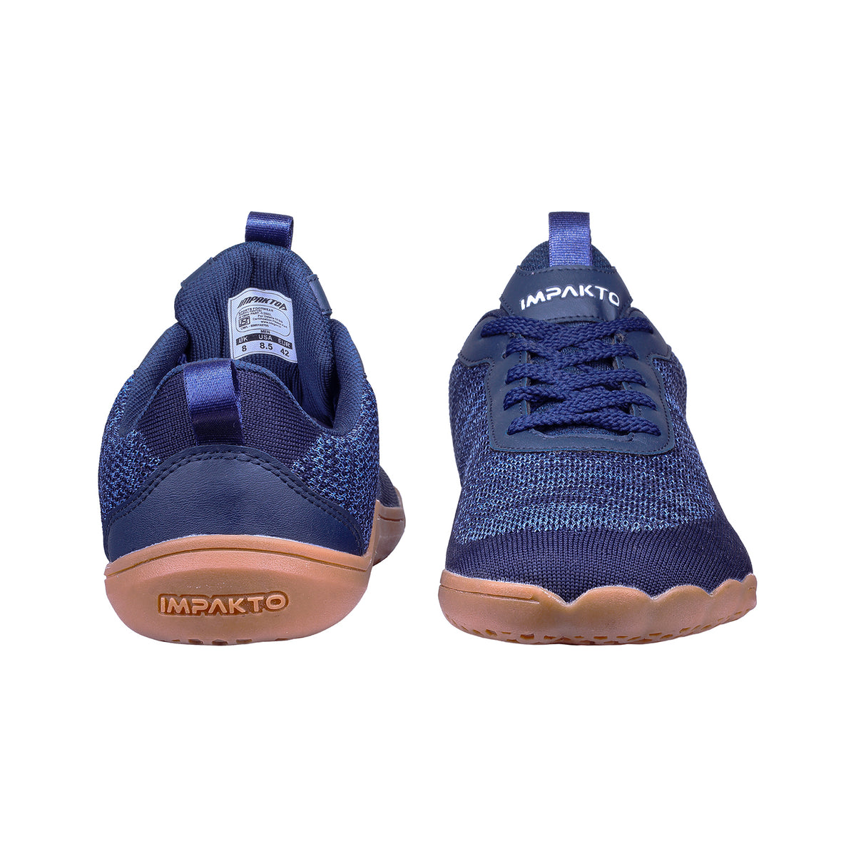 Impakto Men's Wide Toe Box, Gym Shoe & Minimalist Zero Drop Sole Barefoot Shoe for Unisex AS3293