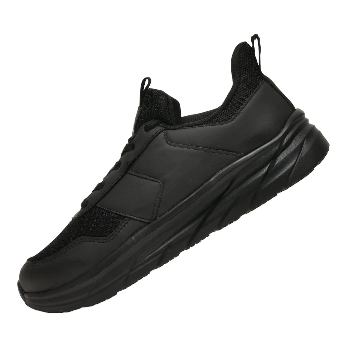 Impakto Kid's Black School Shoes