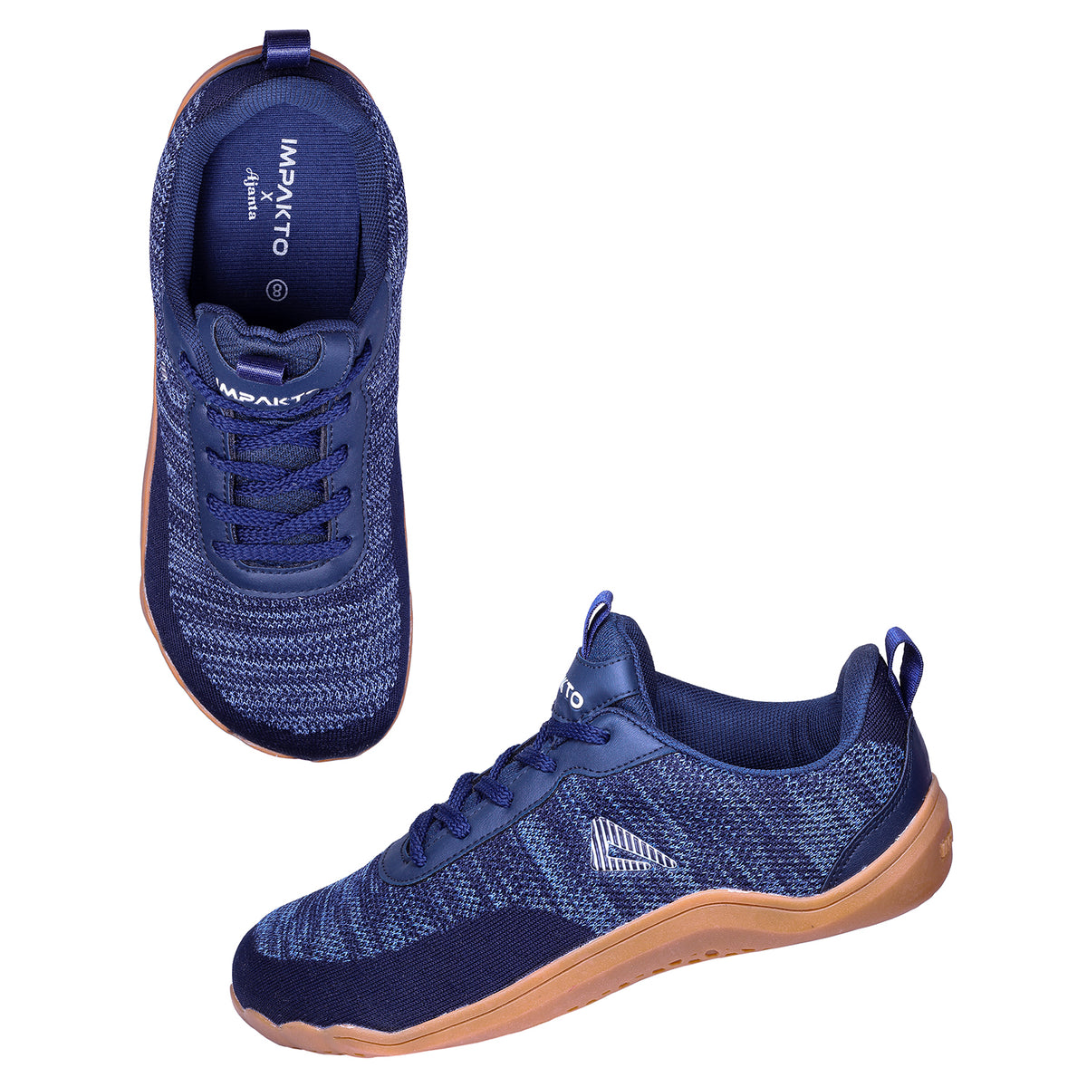 Impakto Men's Wide Toe Box, Gym Shoe & Minimalist Zero Drop Sole Barefoot Shoe for Unisex AS3293
