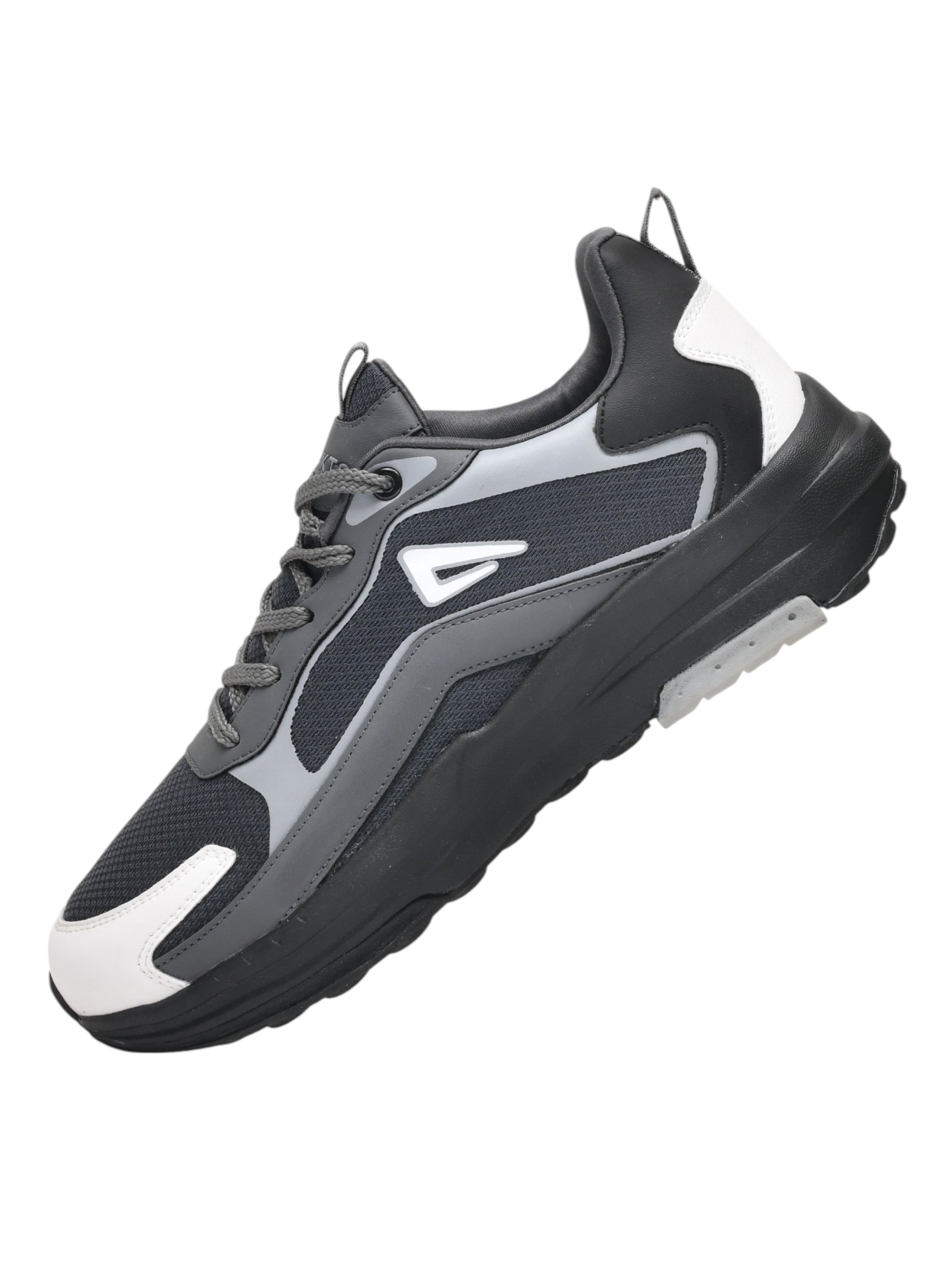 Impakto Retro Sprint Sneakers With Cushioned Insocks For Men AS3283