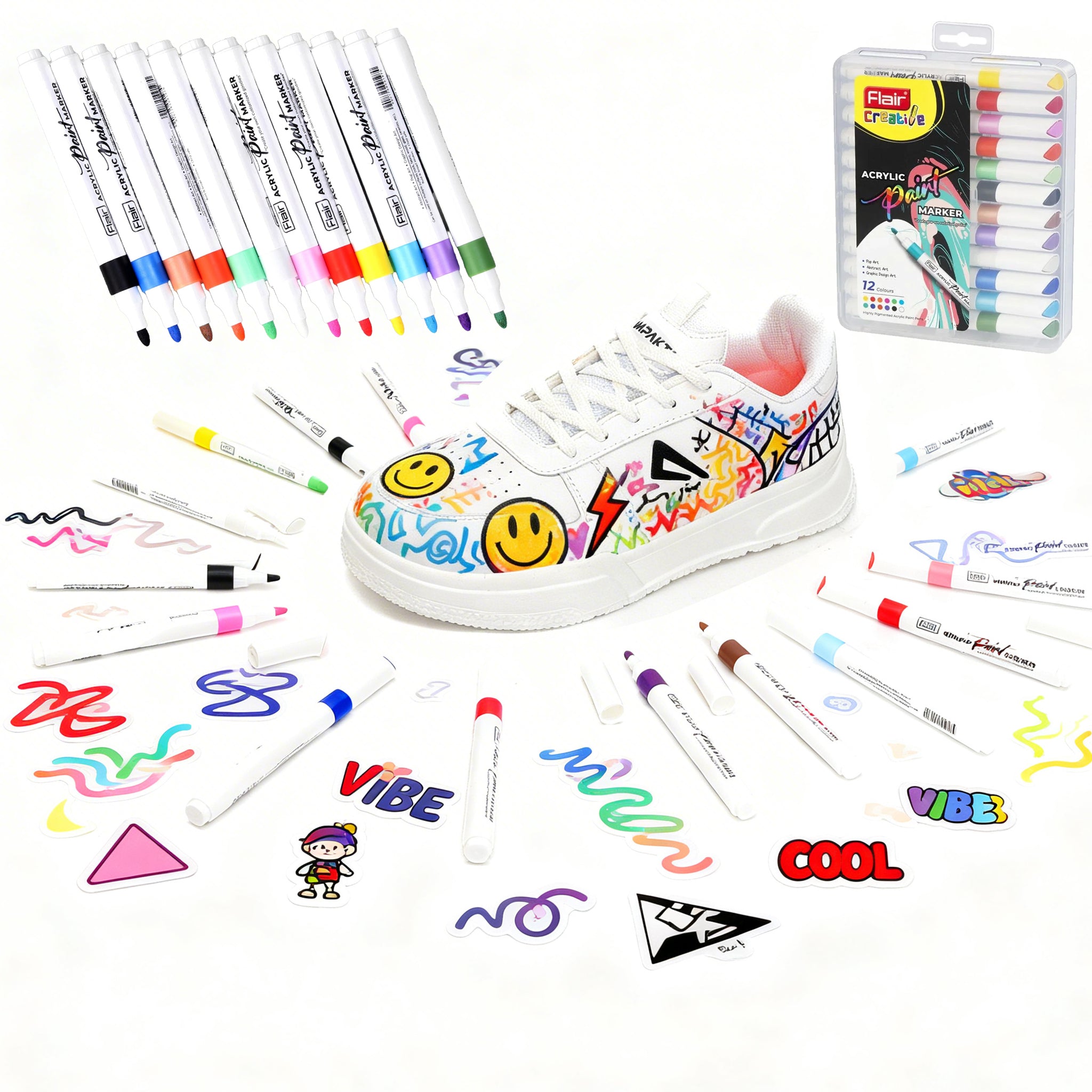 Impakto - Authentic DIY Sketch Your Way Sneakers