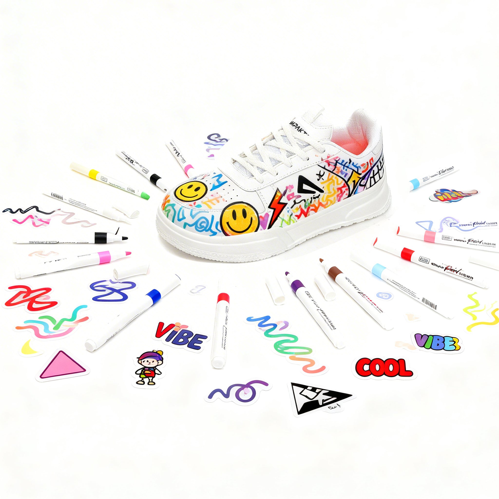 Impakto - Authentic DIY Sketch Your Way Sneakers