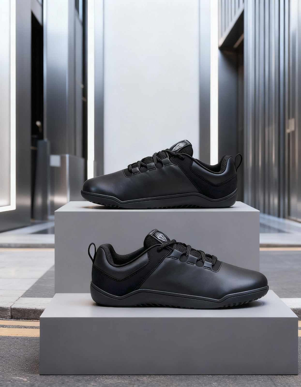 Impakto CoreStep Men's Graphite Black Barefoot Shoe - AS3312