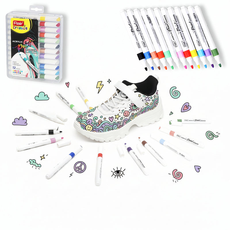 Impakto - Authentic DIY Sketch Your Way Sneakers