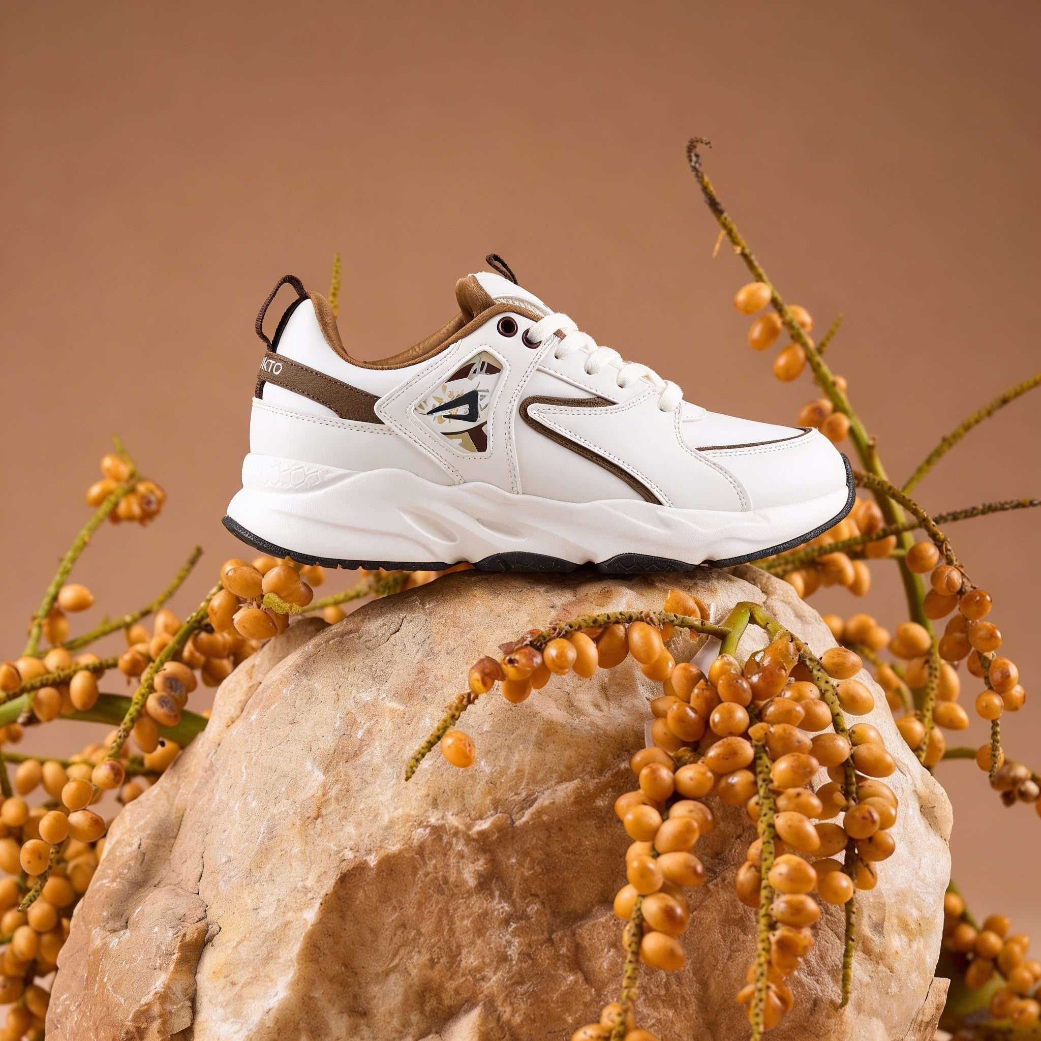 Impakto Men's Astral White Sports Shoe