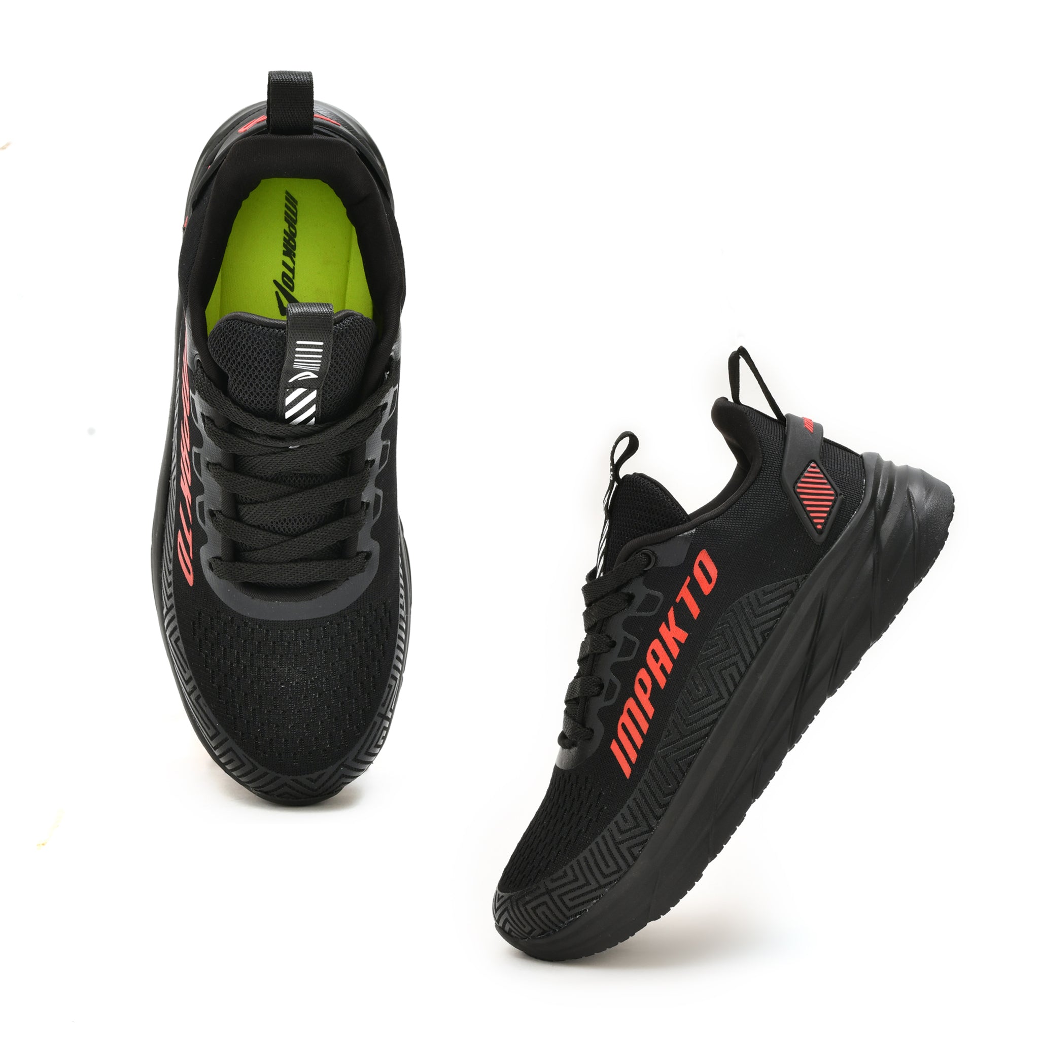 Impakto  Charged  Men's  Black Walking Shoes