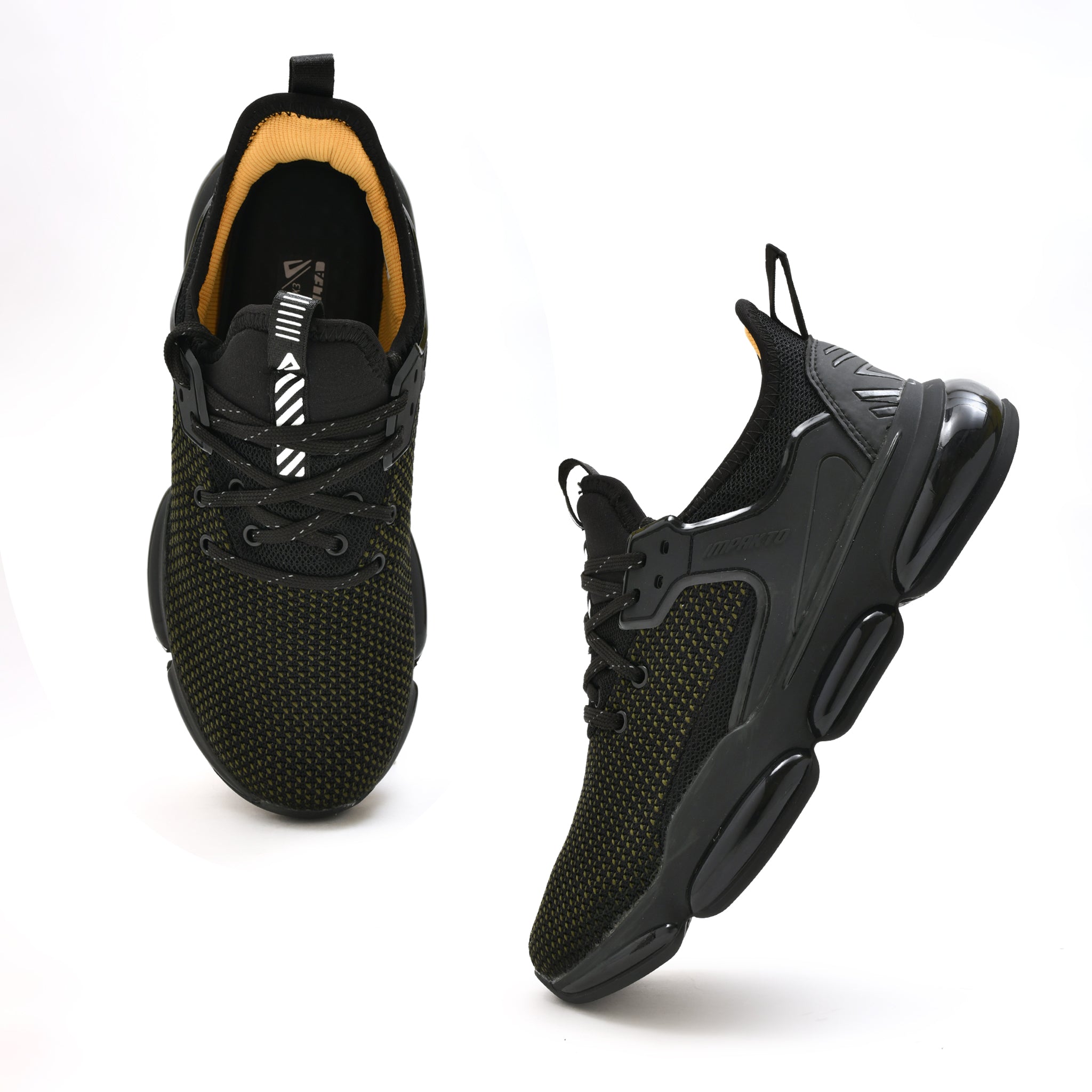 Impakto  Flip+  Men's  Black Running Shoes