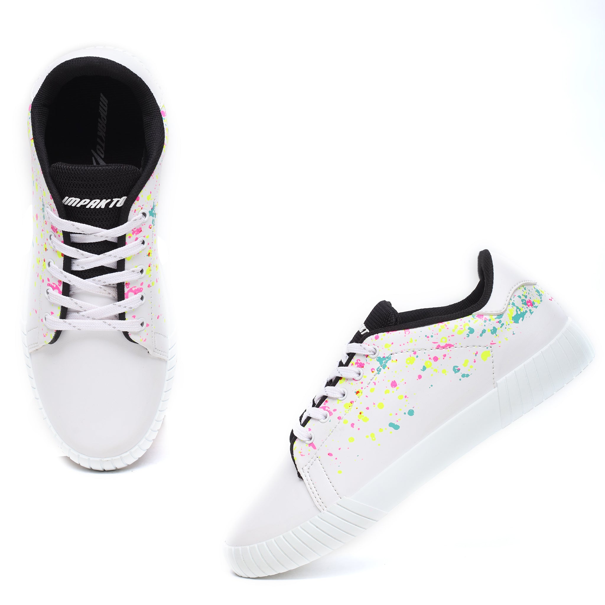 Impakto Color Crush Women's White Running Shoe