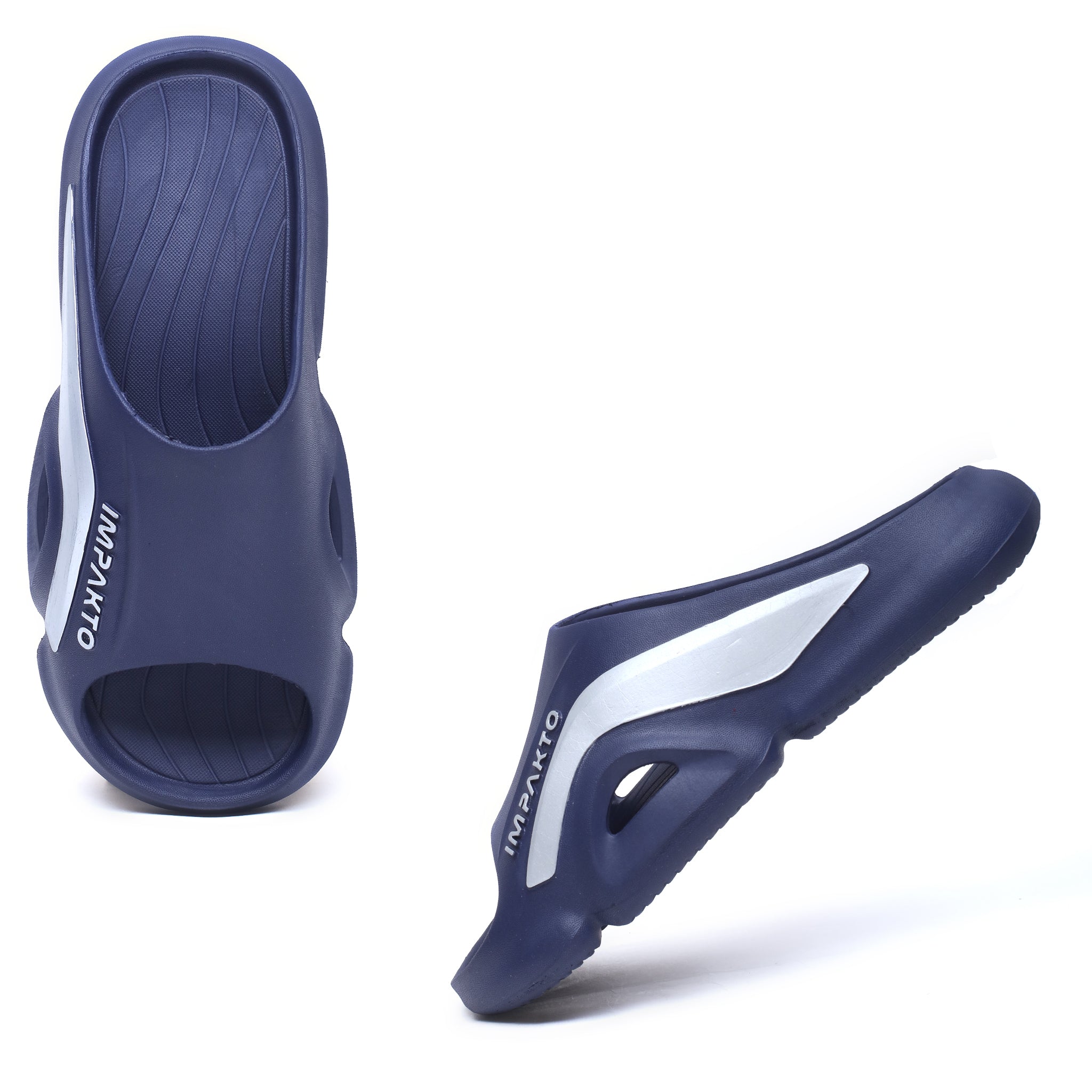 Impakto Navy Sea Breeze Slide for Men FT3034